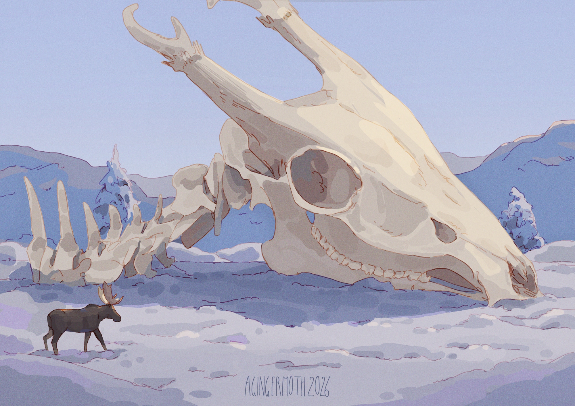 Giant Skeleton par agingermoth