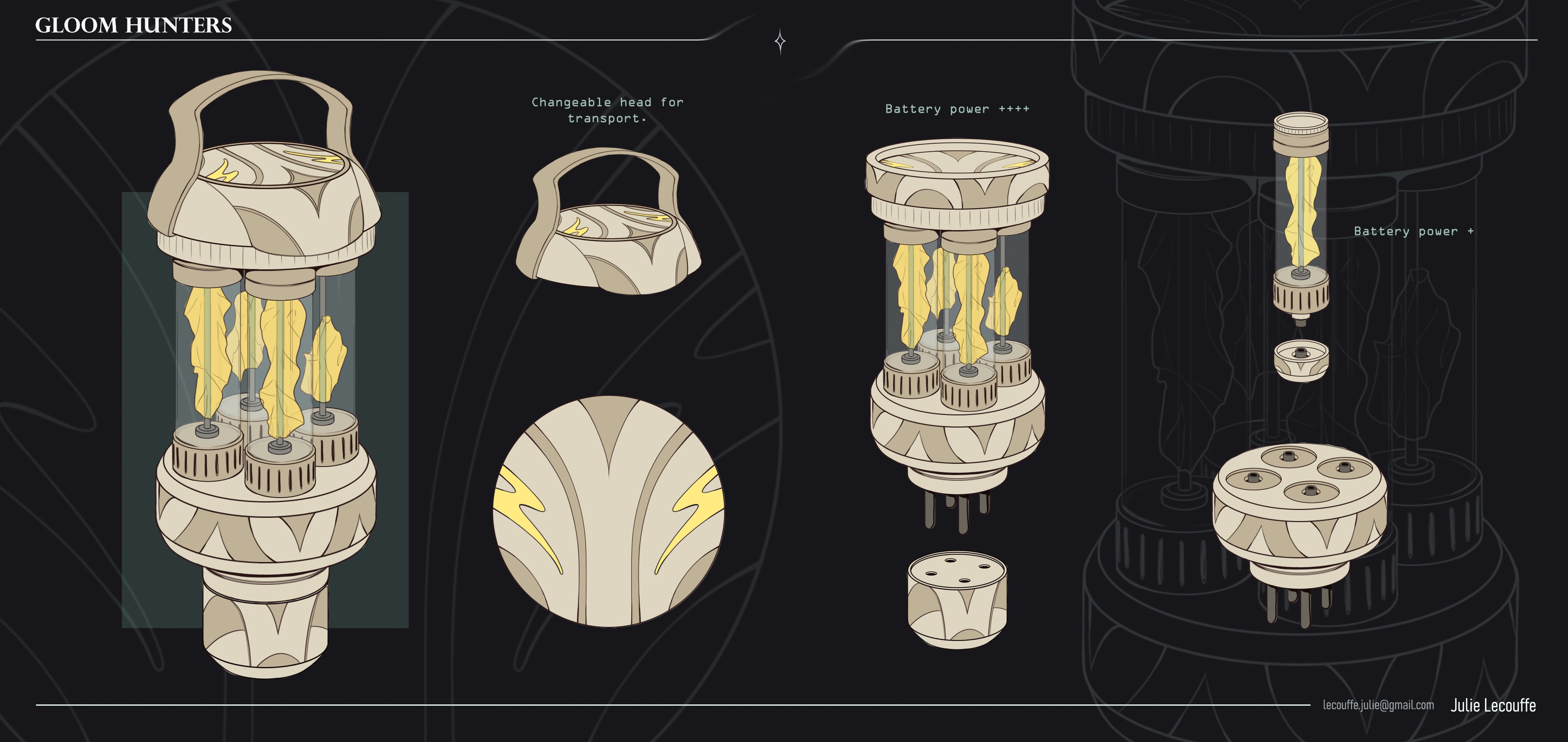 GLOOM HUNTERS | Props par julie lohen lecouffe