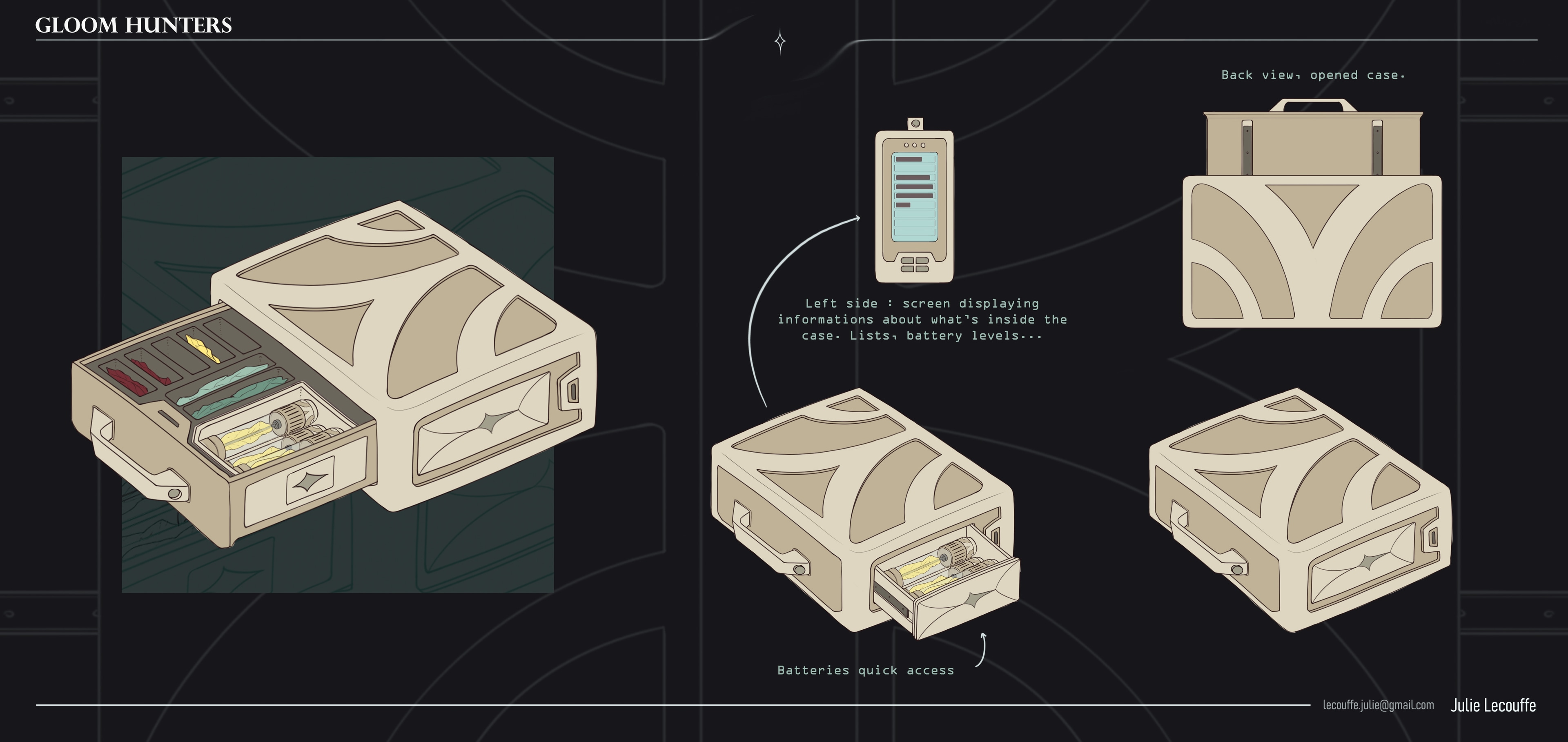 GLOOM HUNTERS | Props par julie lohen lecouffe