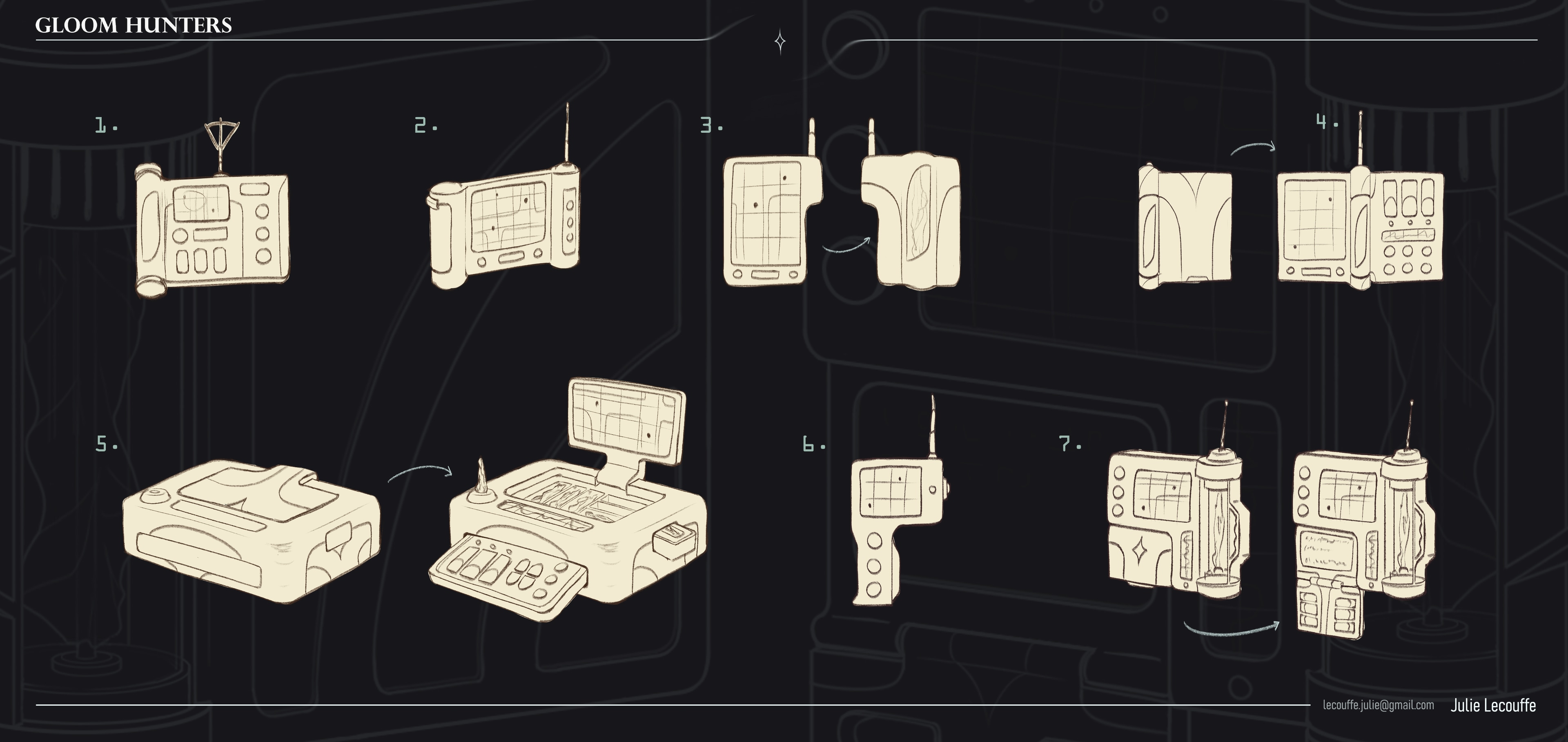 GLOOM HUNTERS | Props par julie lohen lecouffe