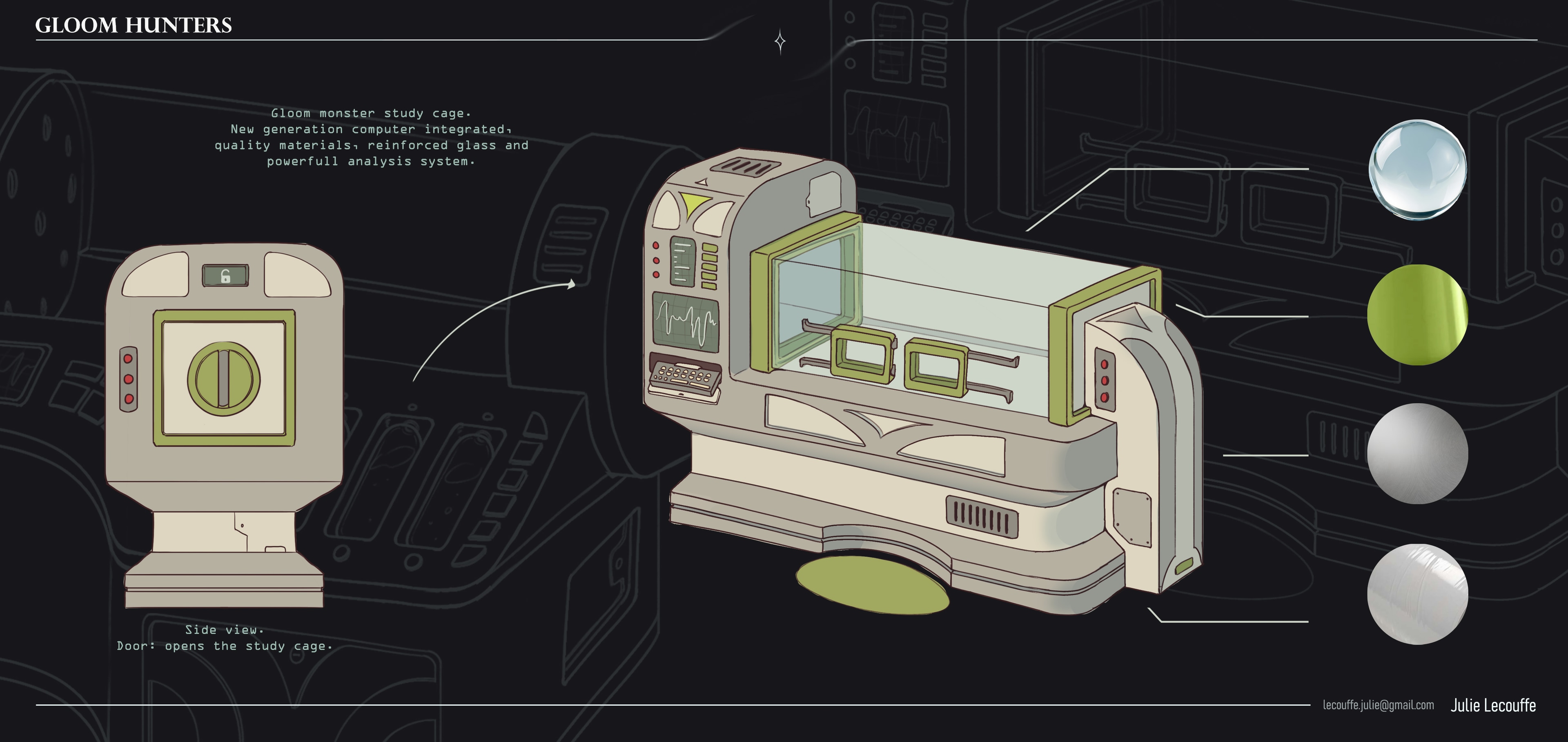 GLOOM HUNTERS | Props par julie lohen lecouffe