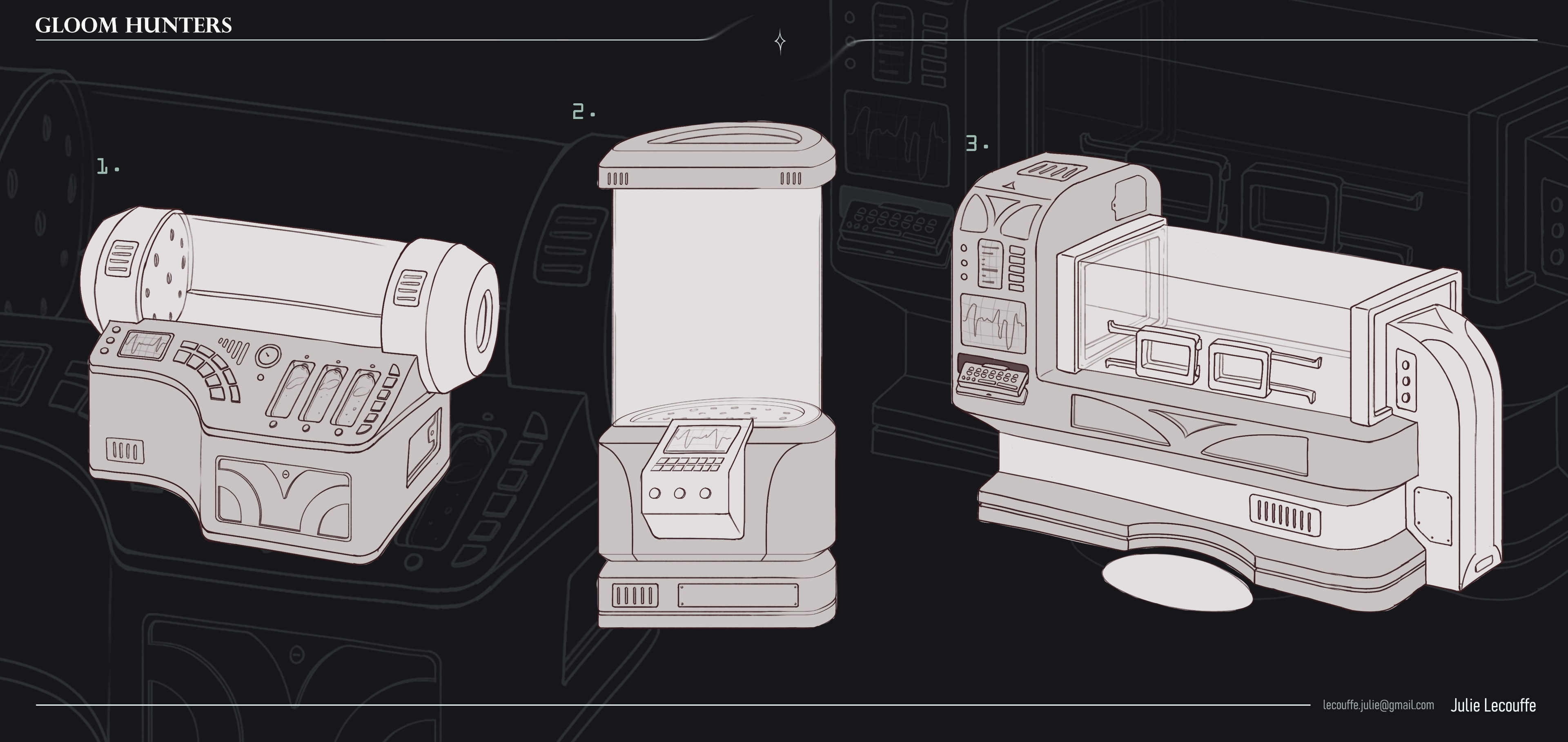 GLOOM HUNTERS | Props par julie lohen lecouffe