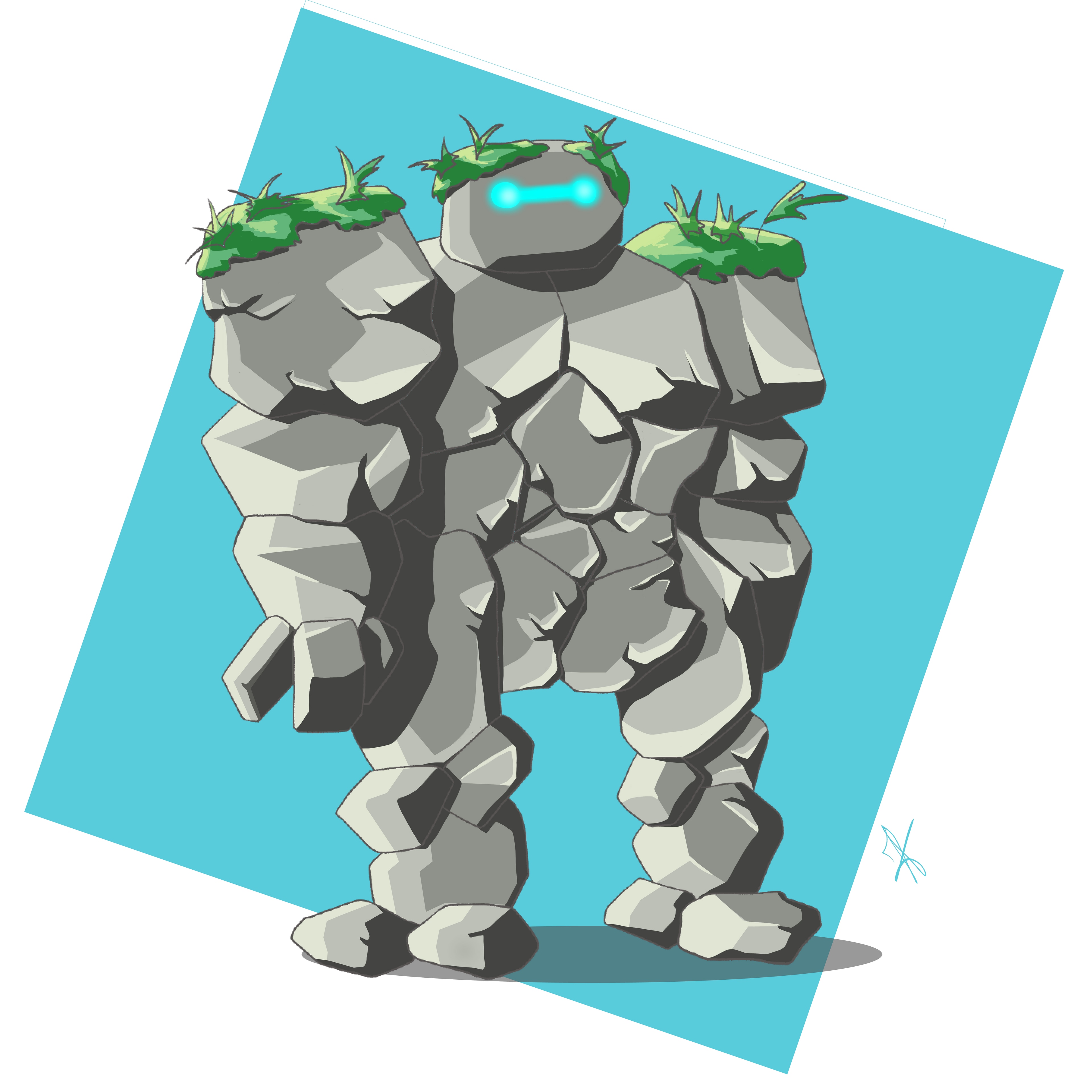 Golem de terre par holdwig