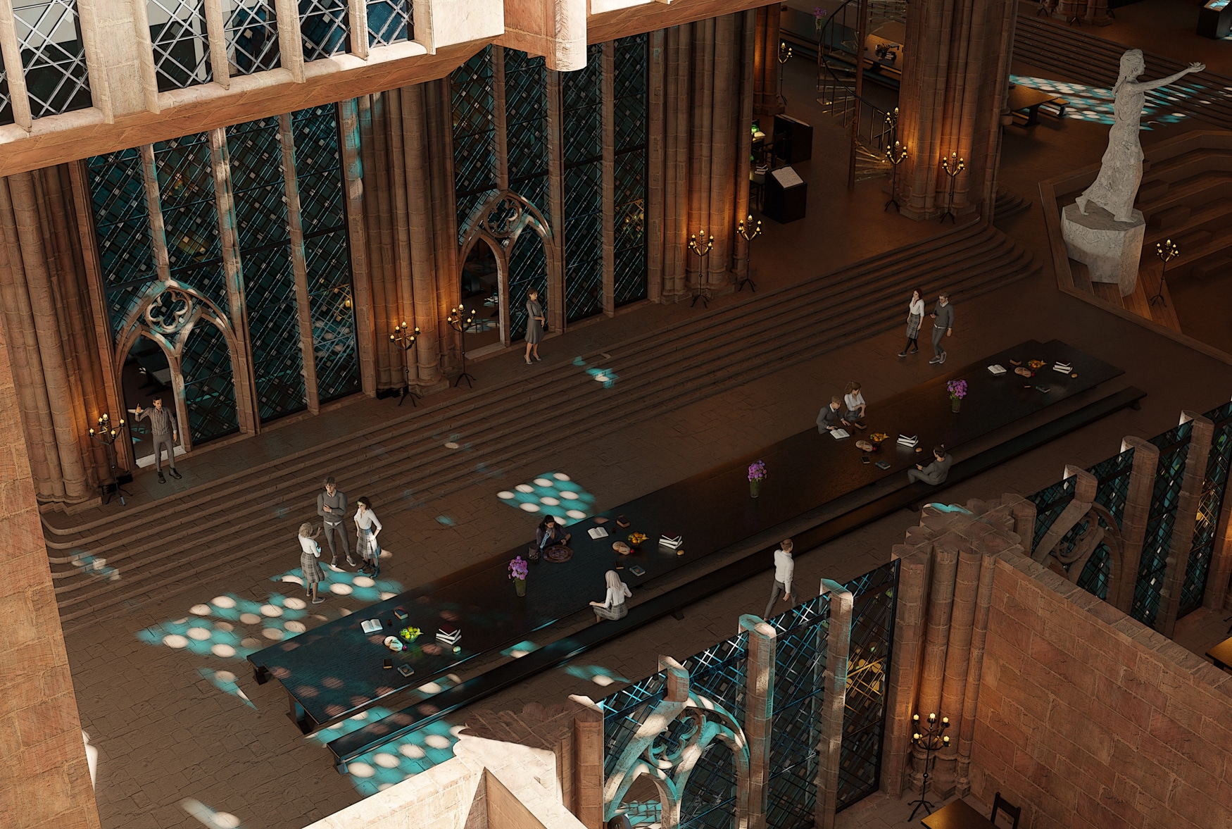 College of Universal Knowledge - Cutaway scenes par Naos