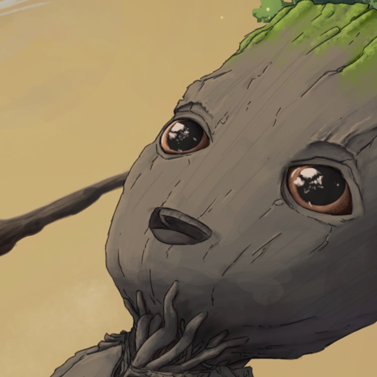 Groot -- Fan Art "Les Gardiens de la galaxy" par ALArts