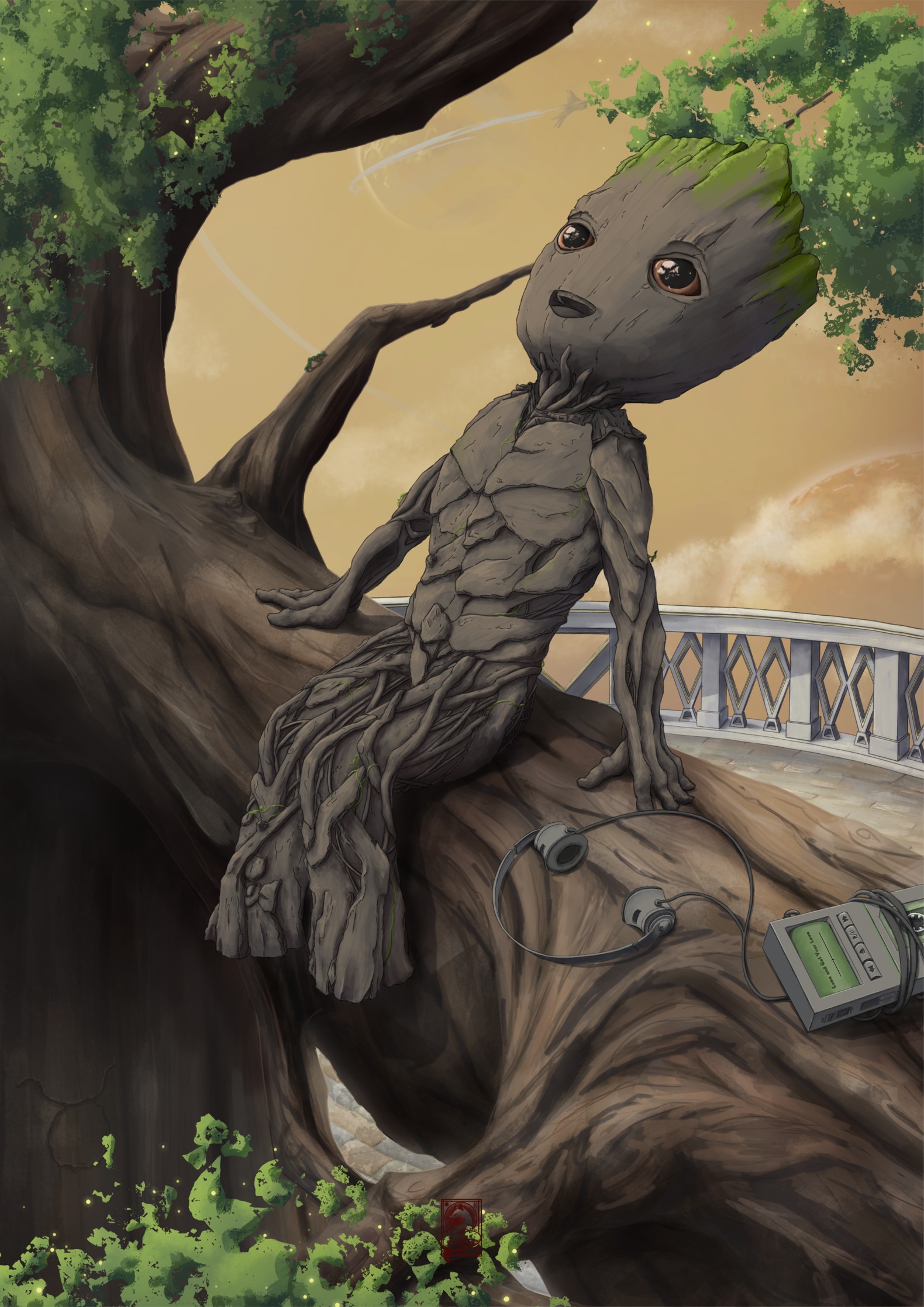 Groot -- Fan Art "Les Gardiens de la galaxy" par ALArts