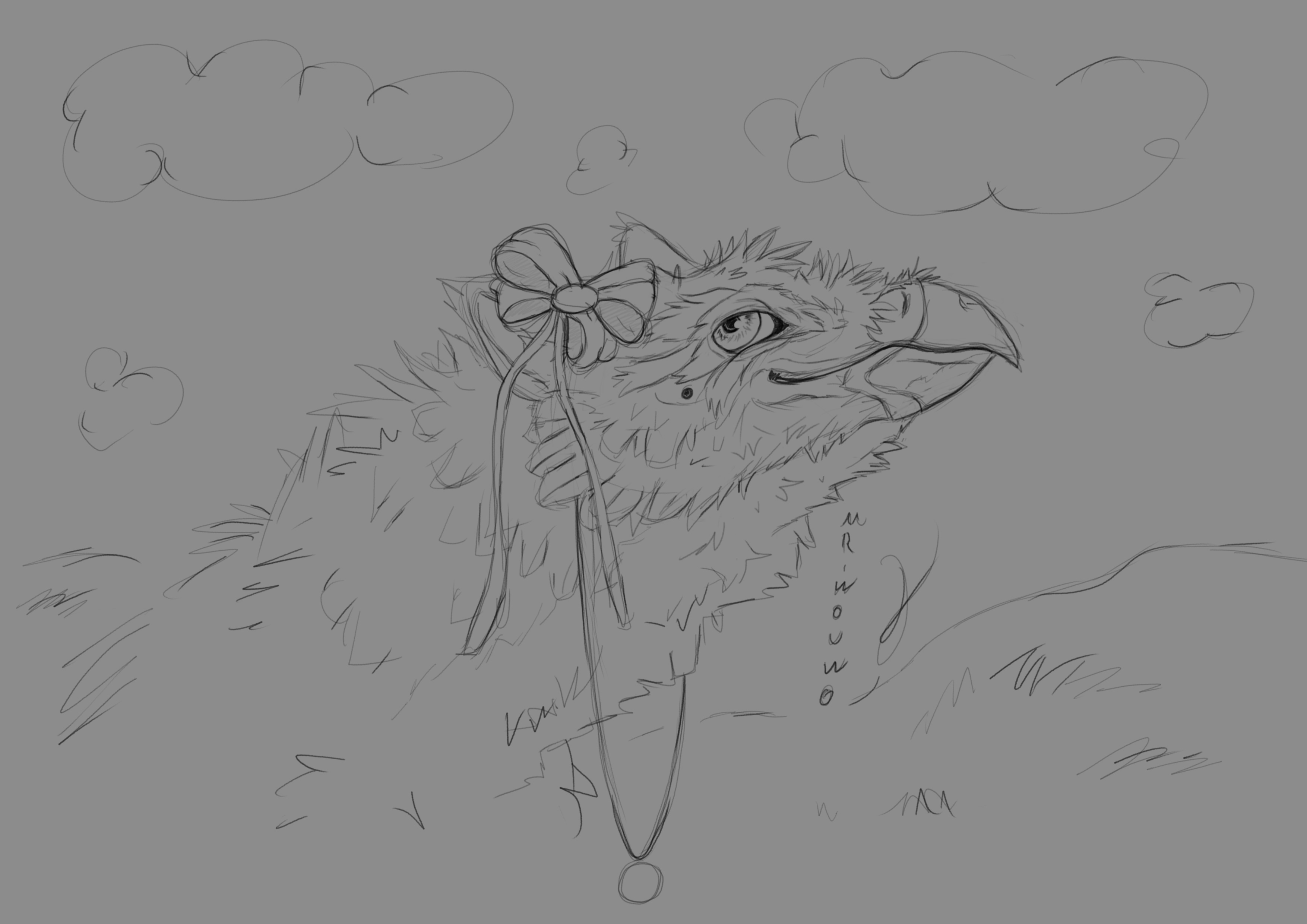Gryphon Sketchart par Mr.Wouwou