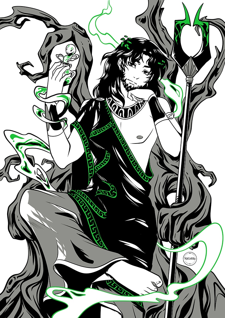 design Hades - Projet collab avec imprimeur 3D par nogarra