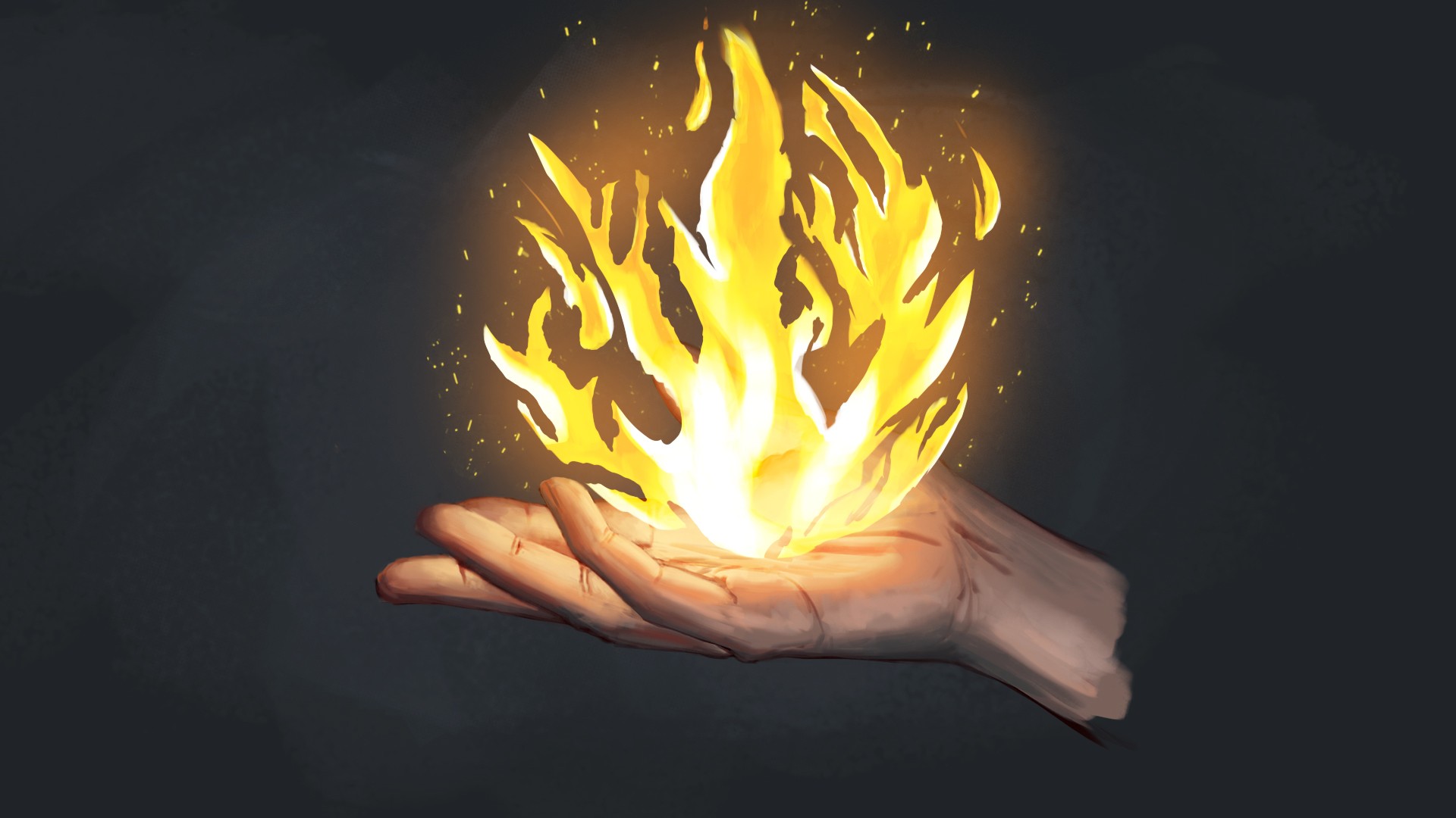 Dessin de flamme par yazhog