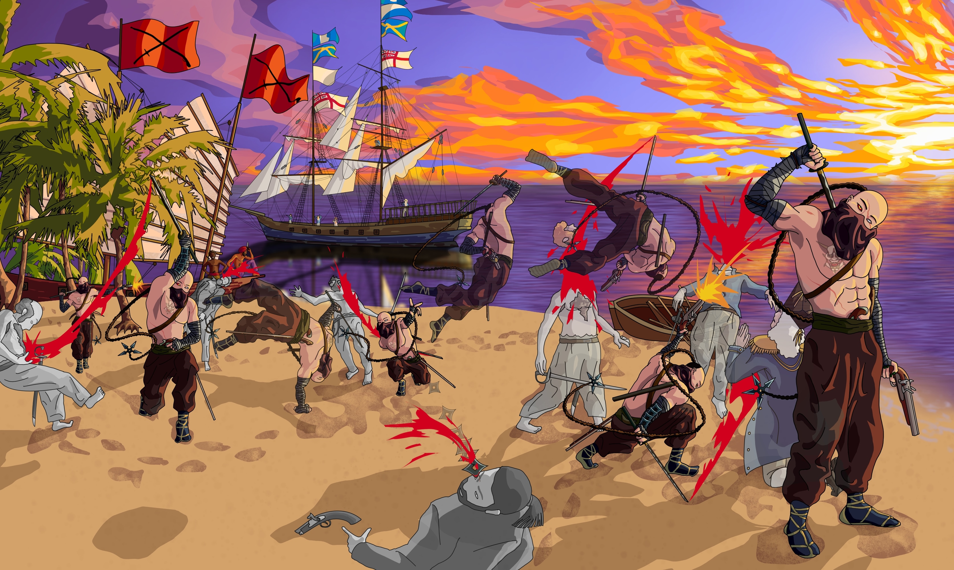 Challenge #20 - Sails of Black Bones - Hayabusa par fomw