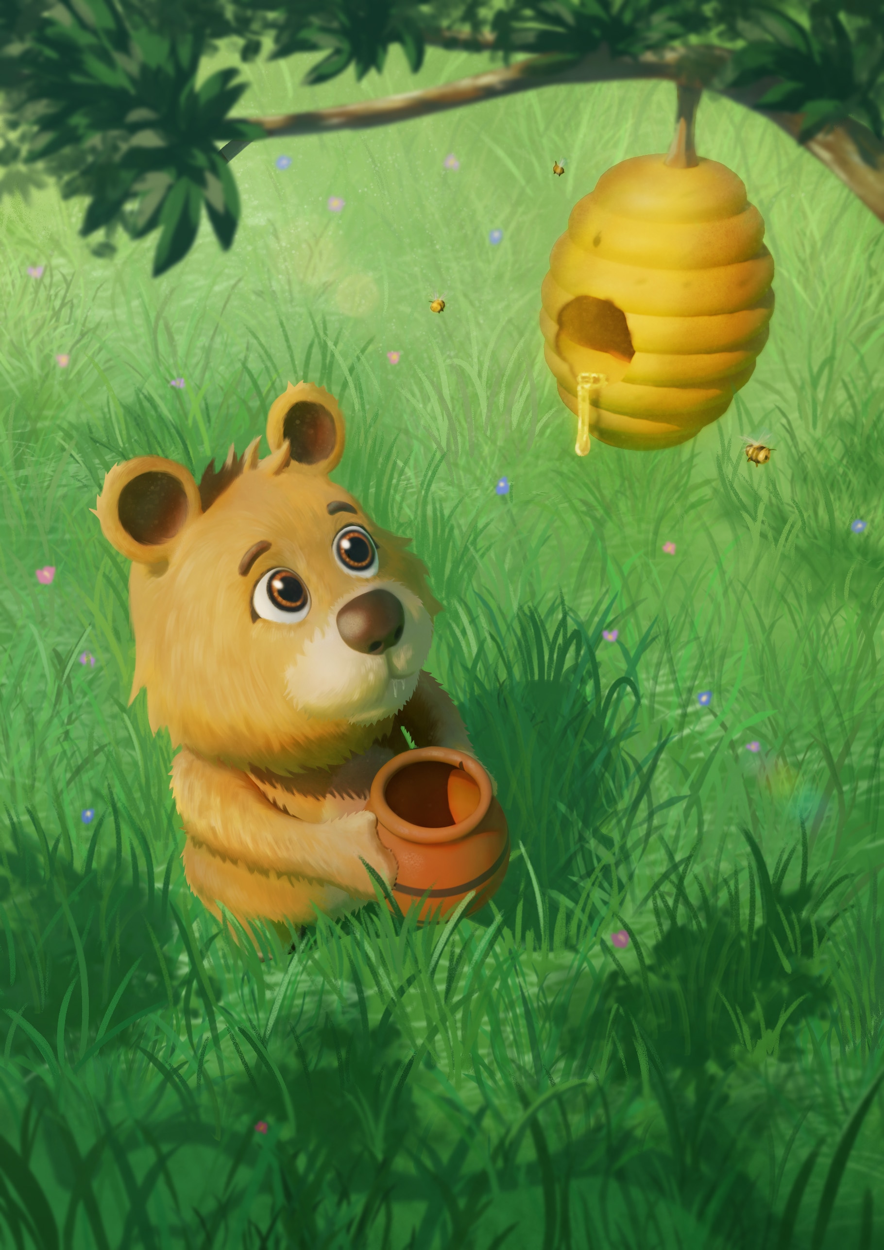 Honey bear par Kyklos