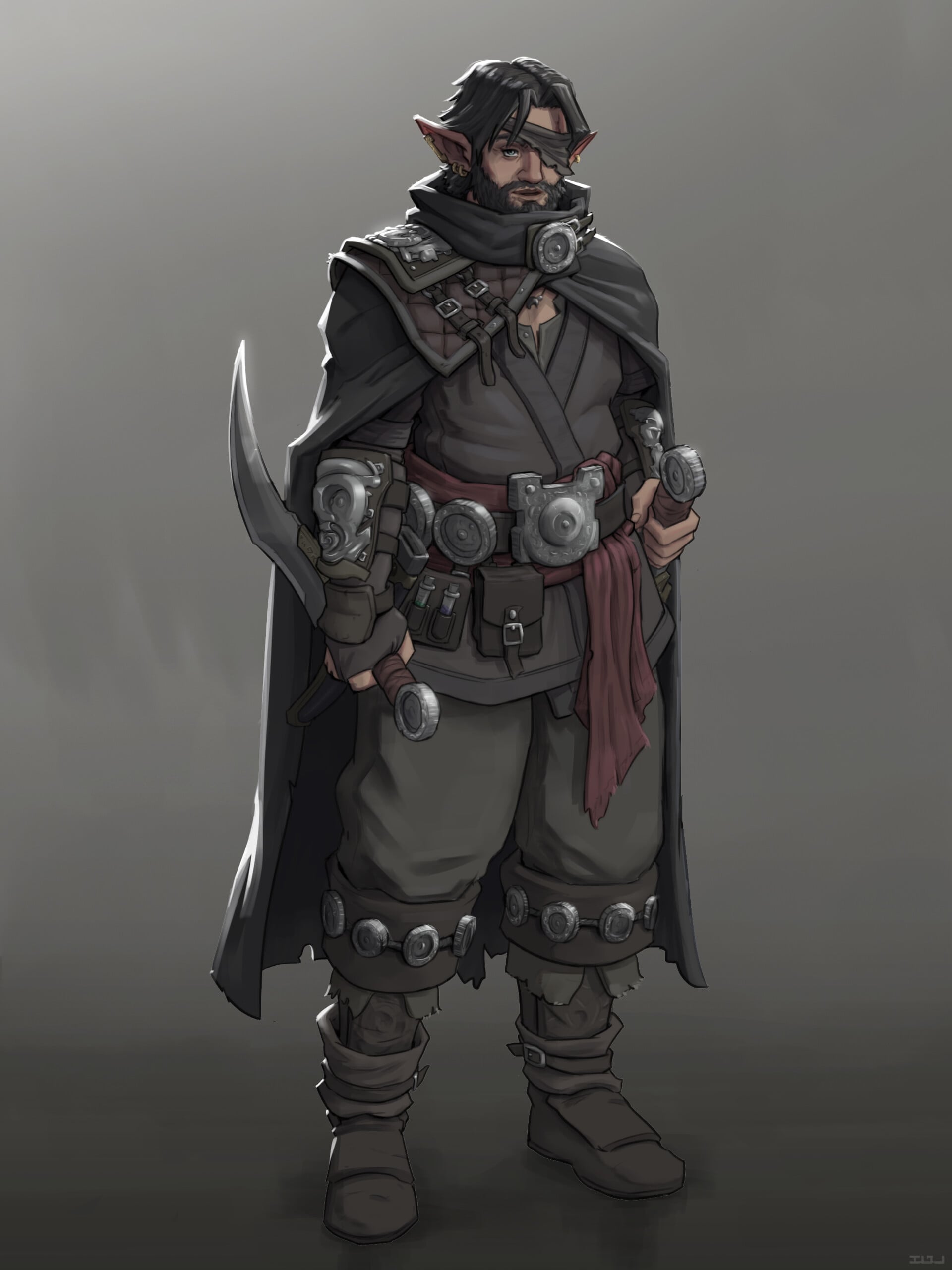Character Design - Elf Rogue par Hgl