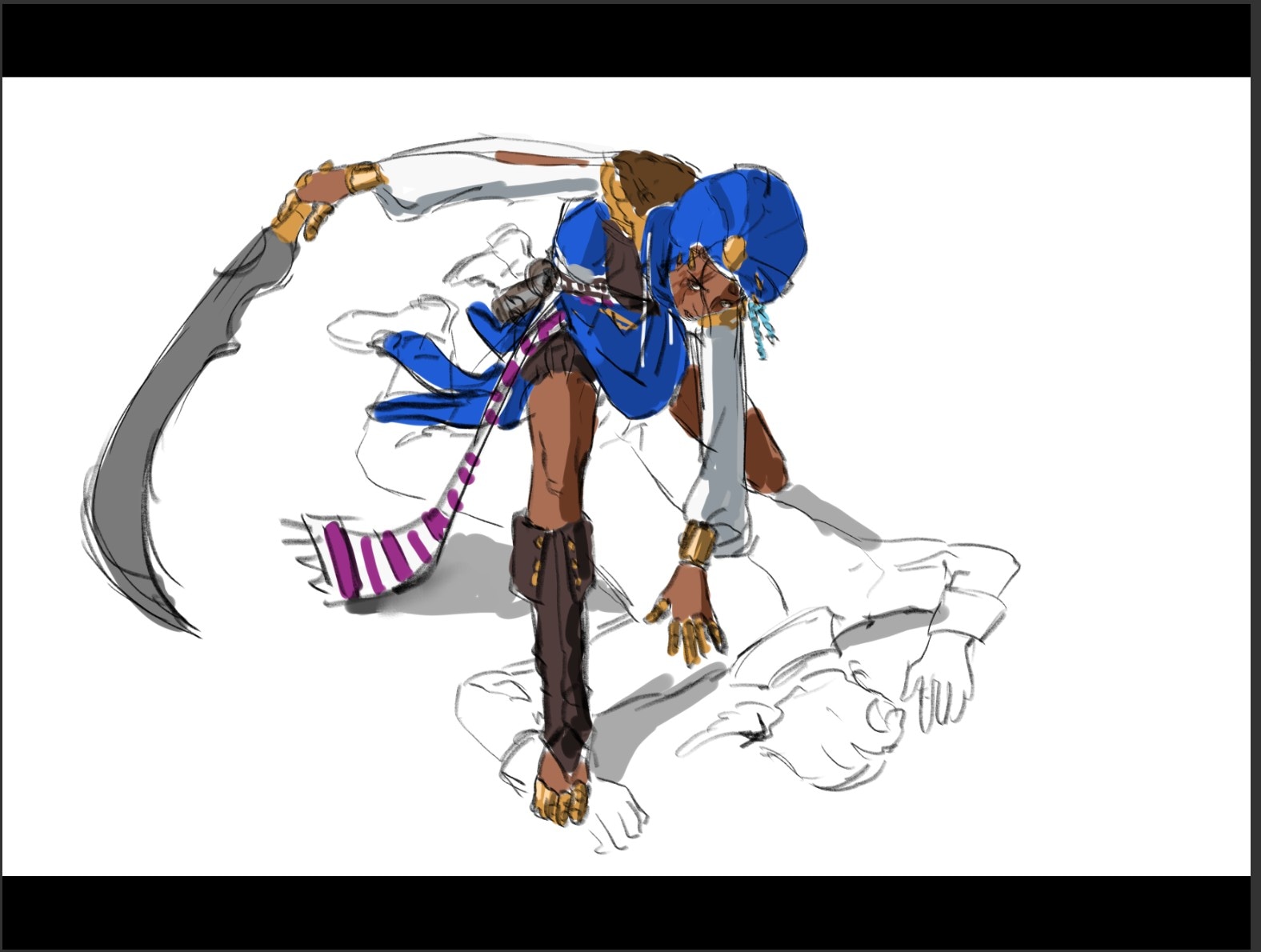 Concept LAME BLUE par PandorVirus