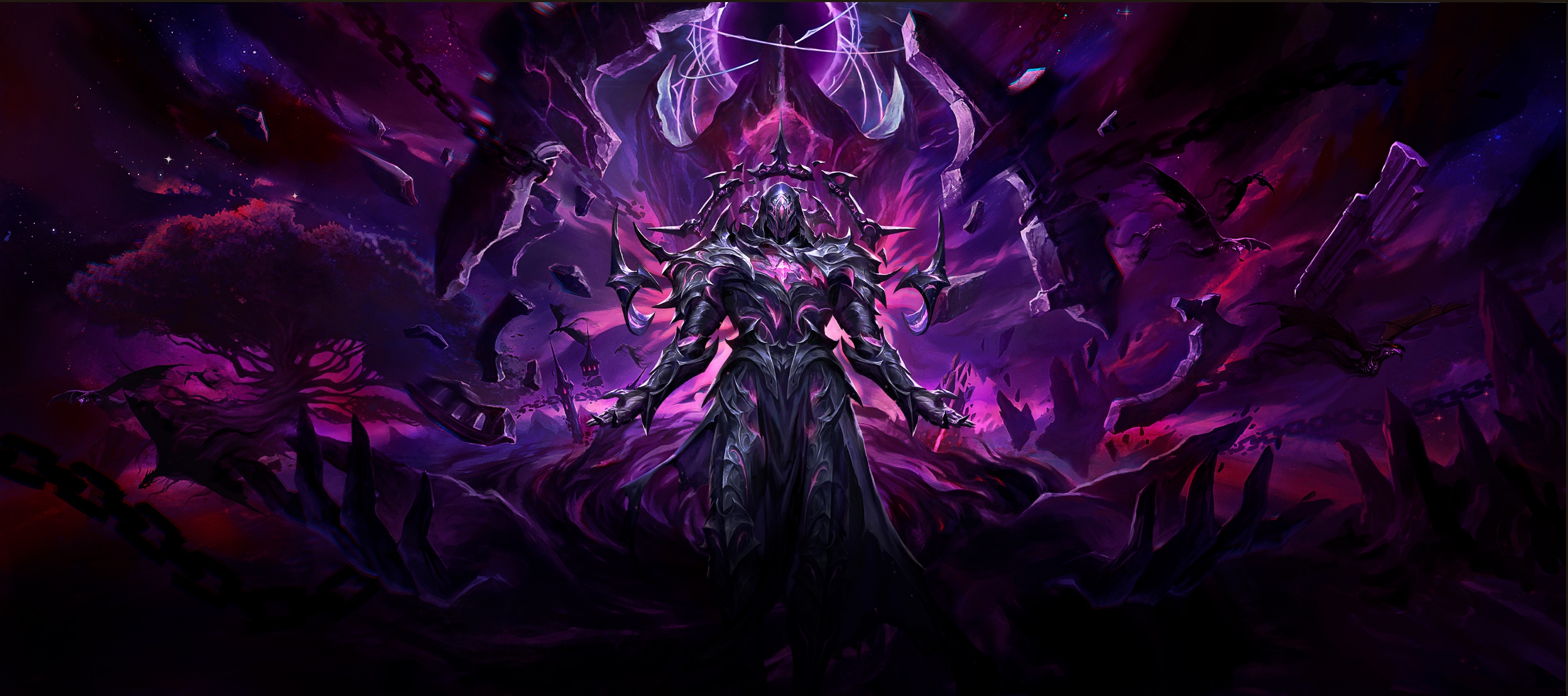 Usurp The Shadow Throne - F&B TCG Display art + Logo par Toto
