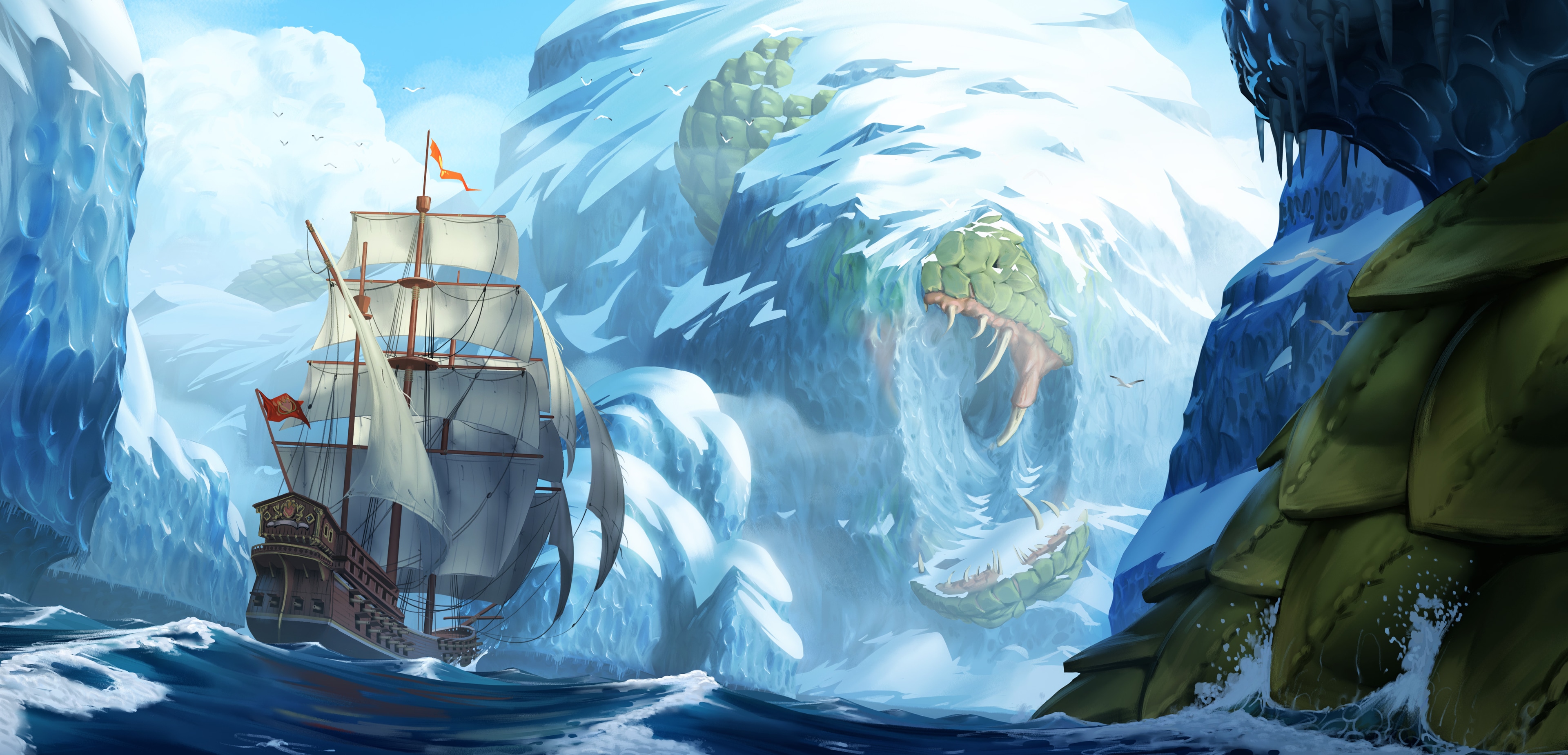 Iceberg de Jormungandr par Pok