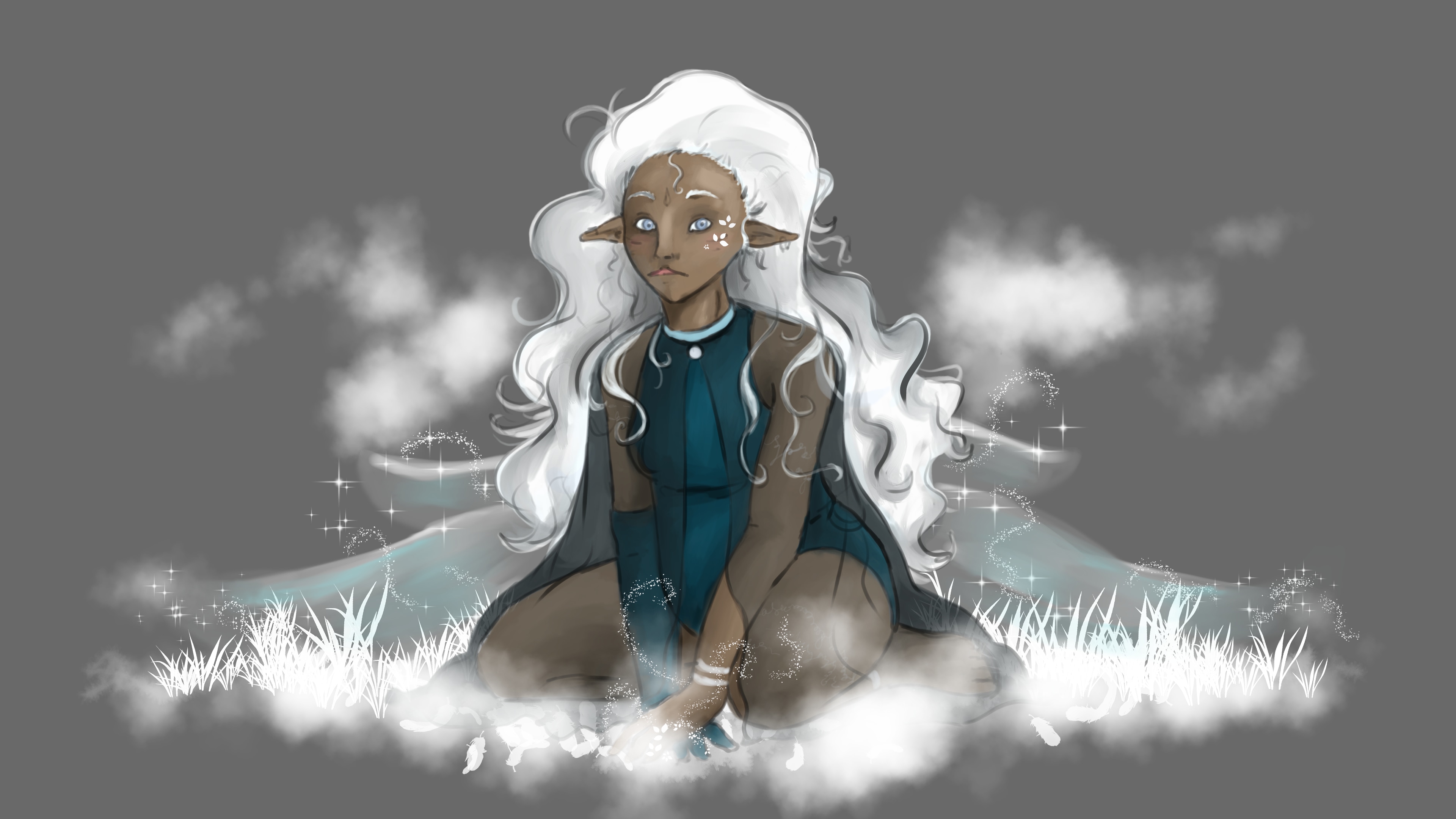 Fée hivernale par Cléophie