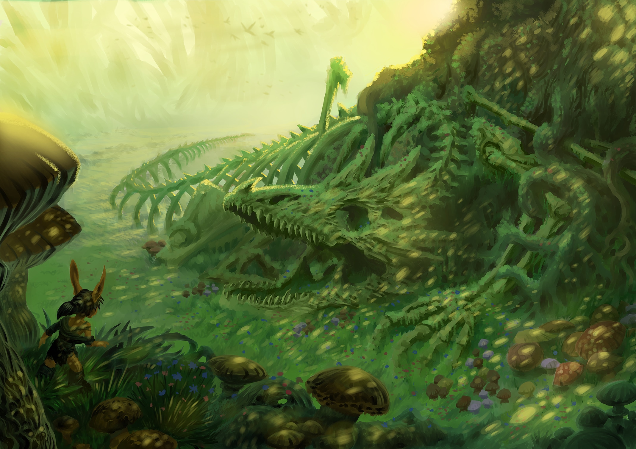 Dragon vert par eliot_alonso