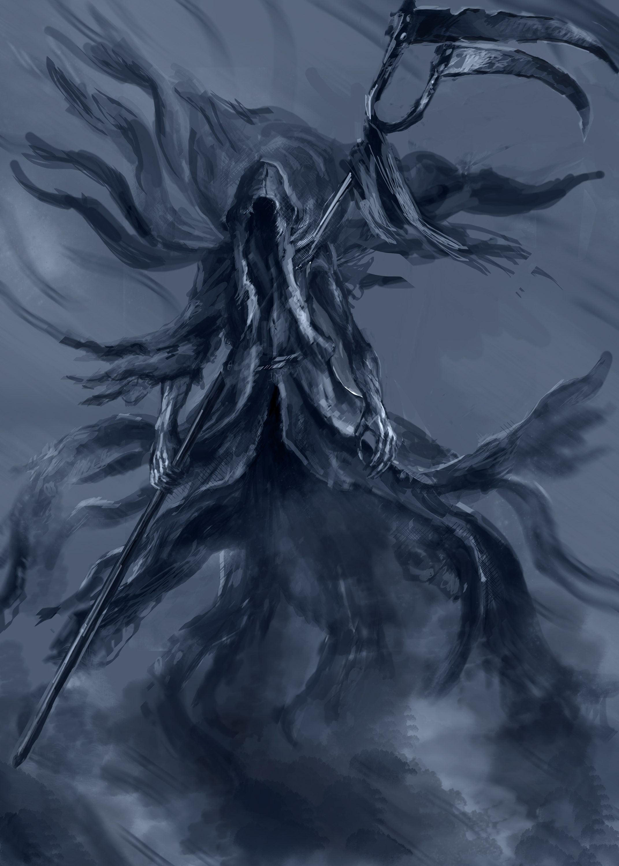 Character design de La Mort par Telamon