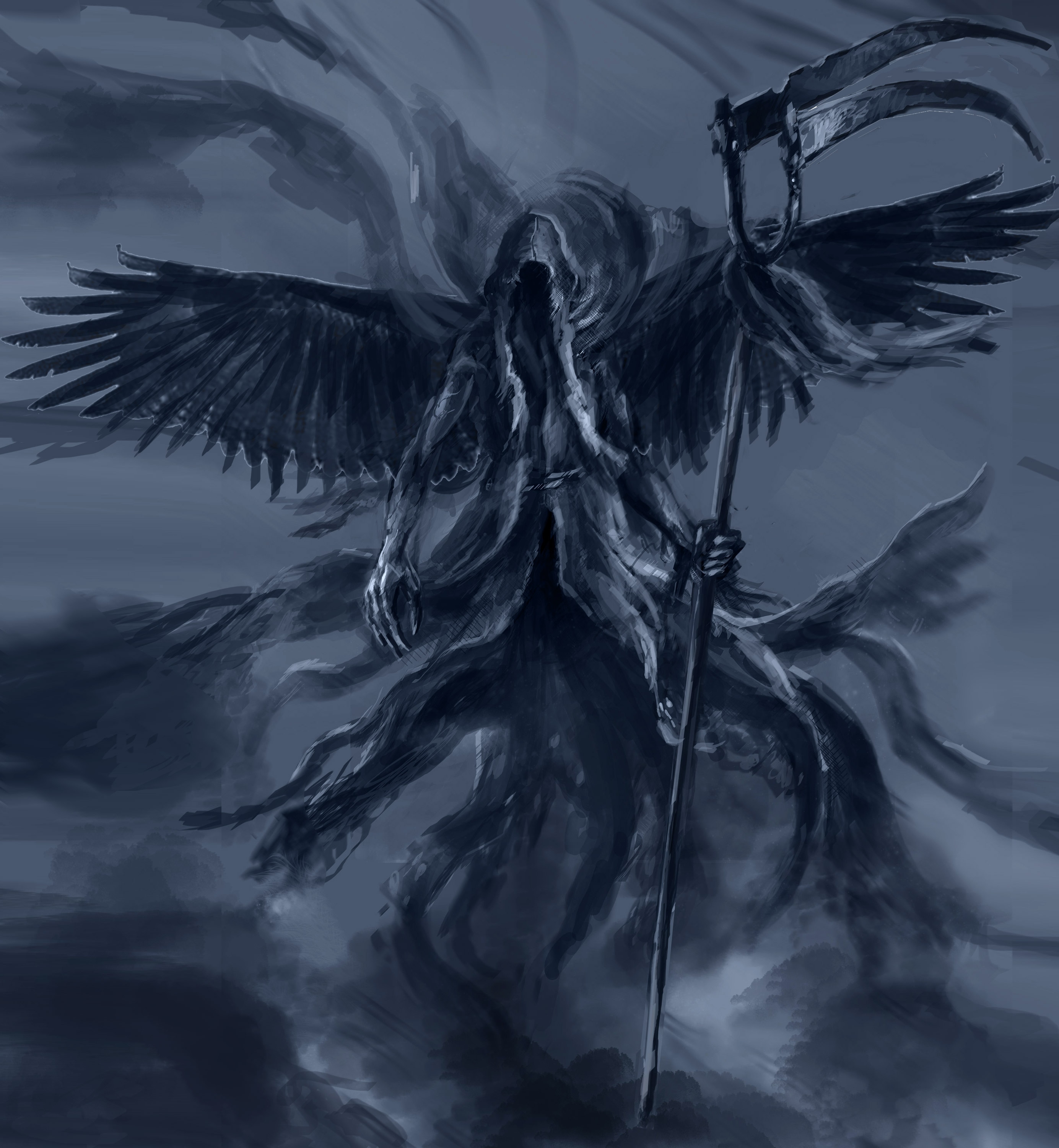 Character design de La Mort par Telamon