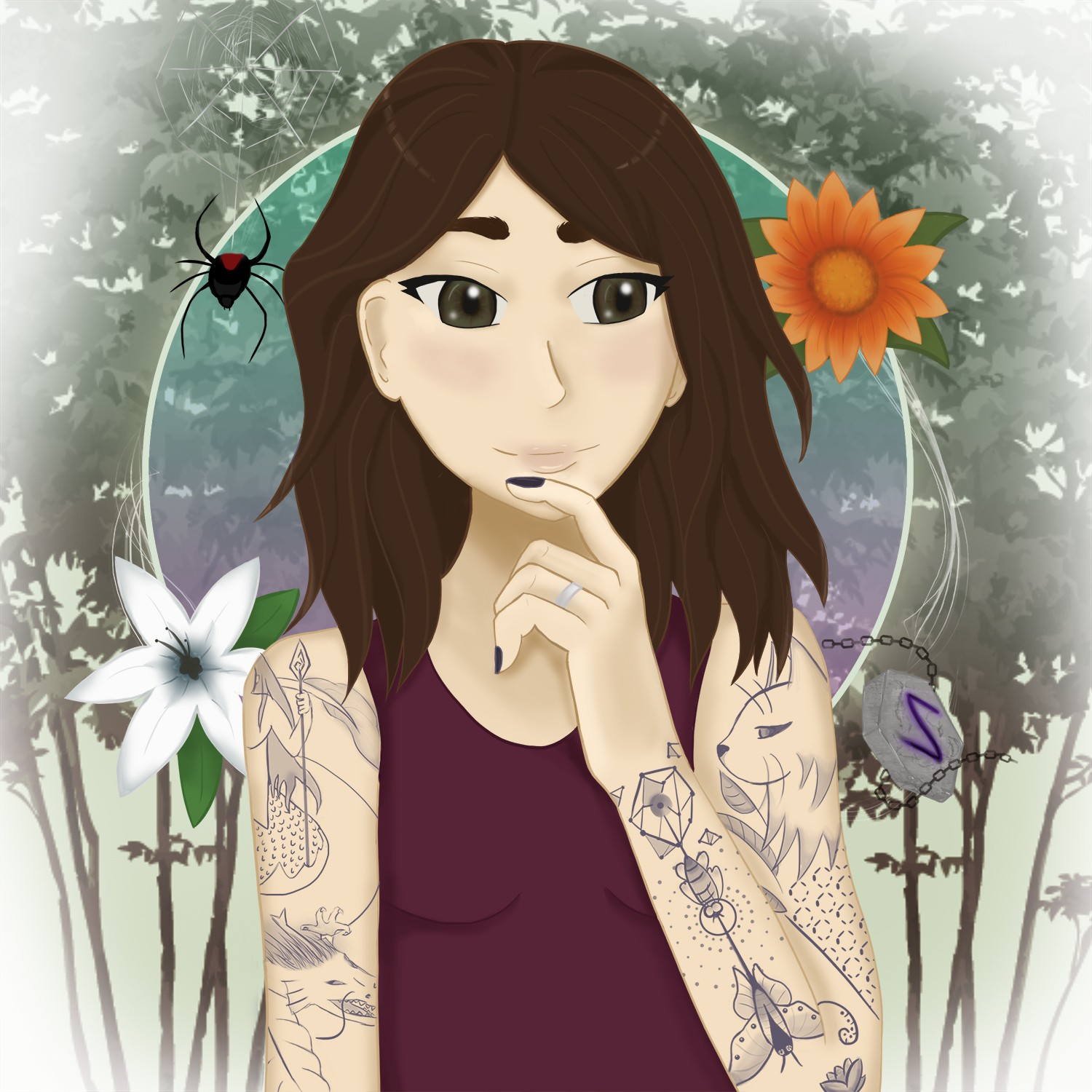 illustration ophélie par devil_osyris