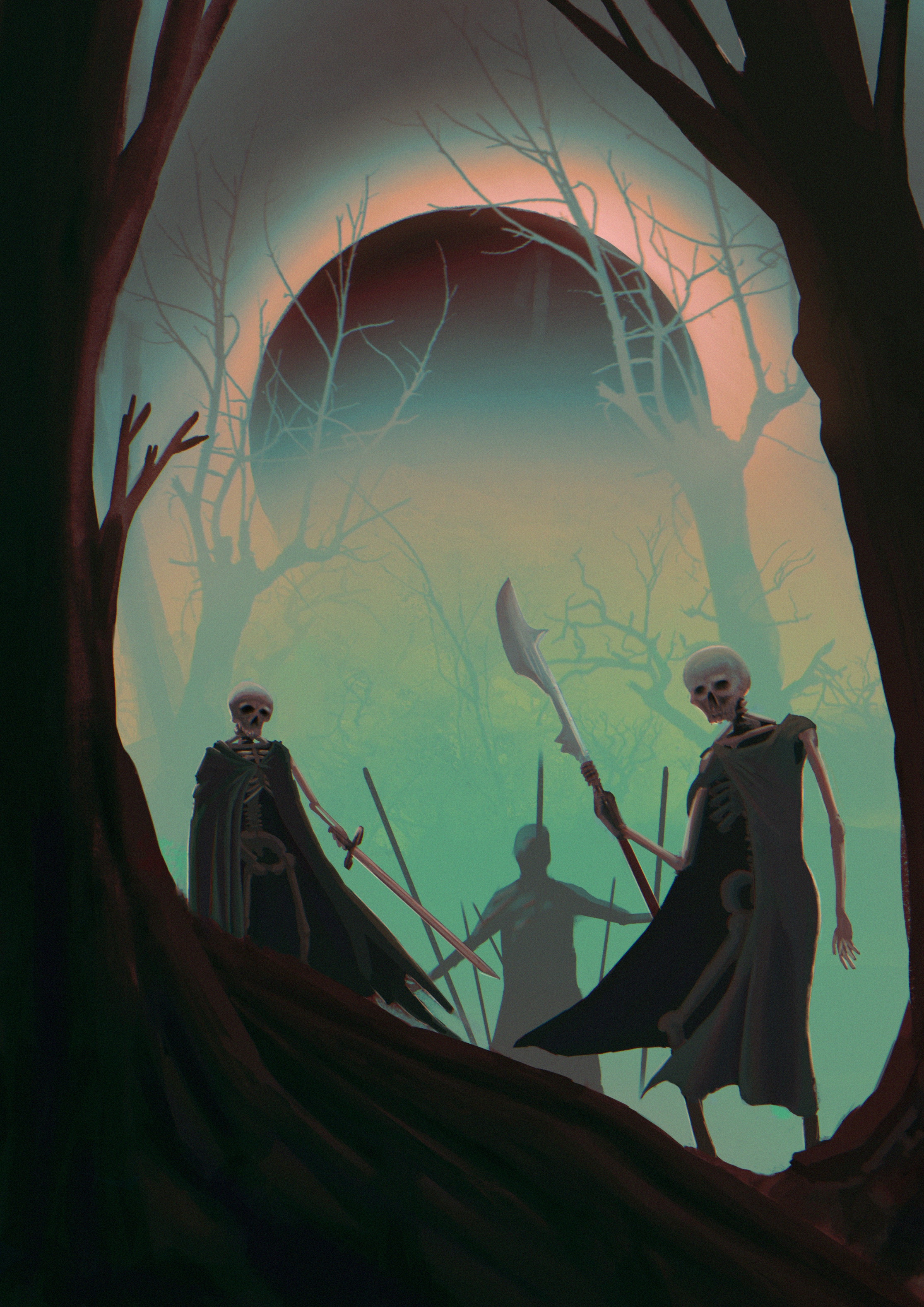 Speedpaint Squelettes par lord_tabouret