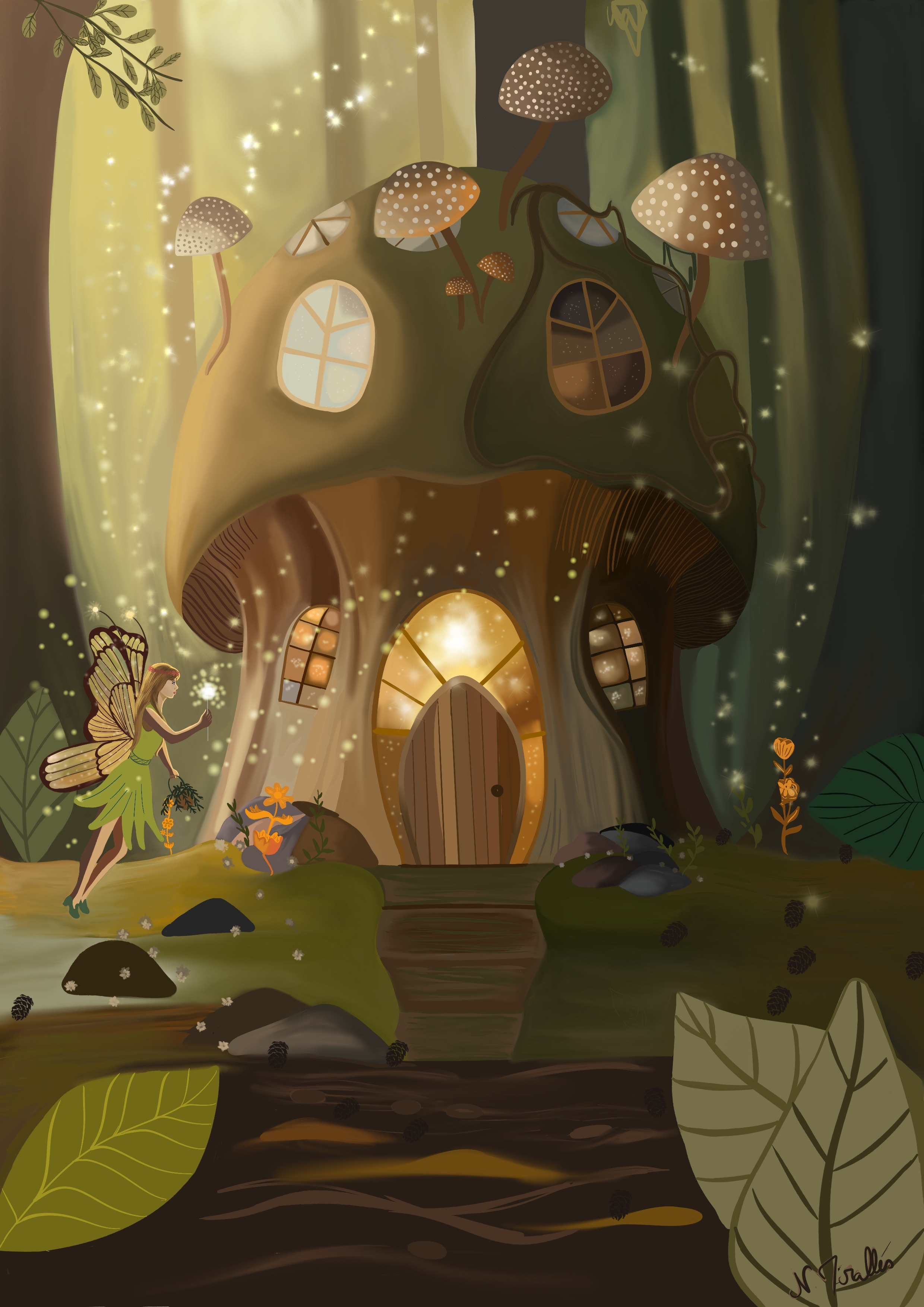 Style magique sur tablette digital par Naty