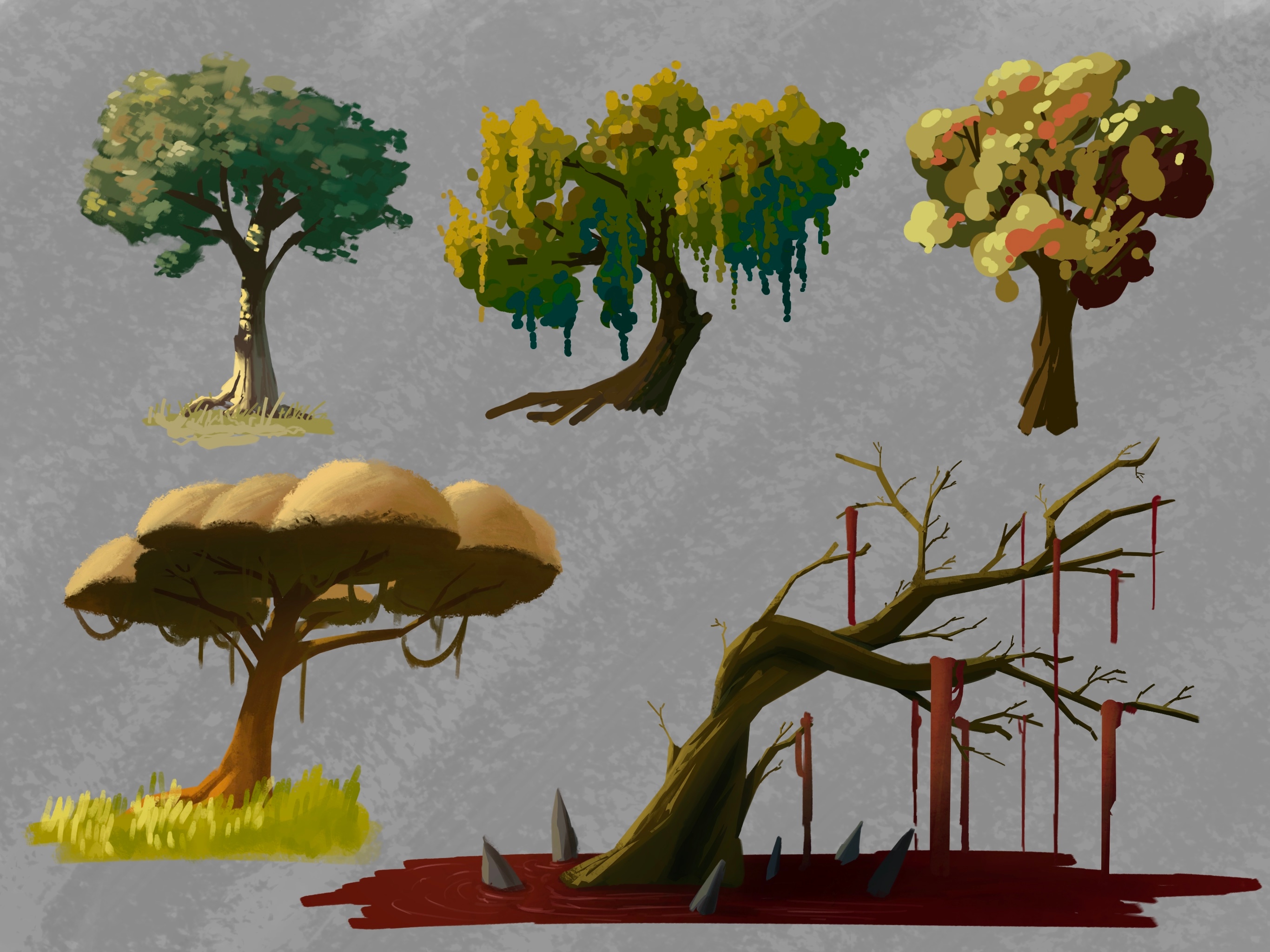 Etudes arbres par lord_tabouret