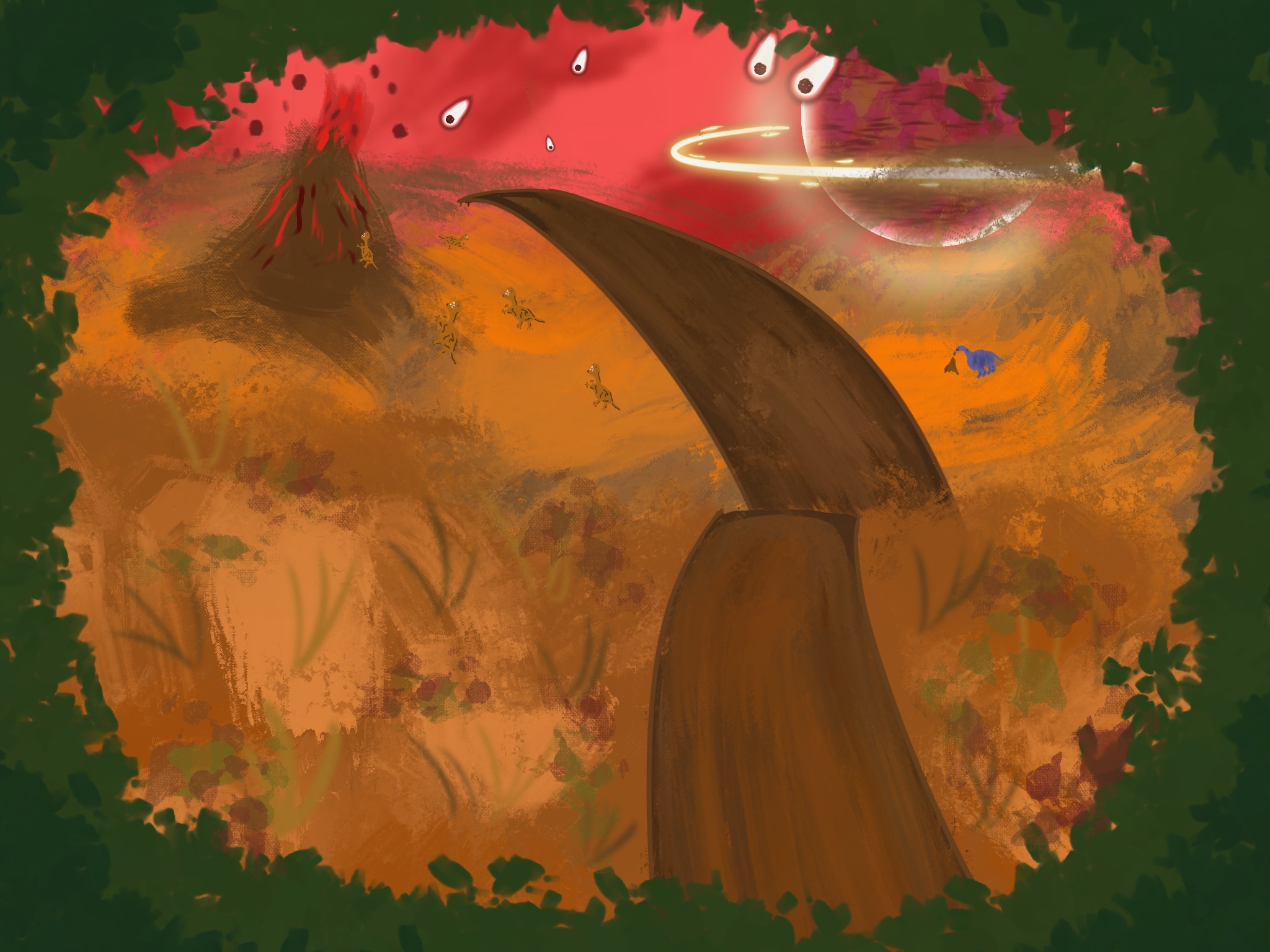 Planète volcanique par sky_art