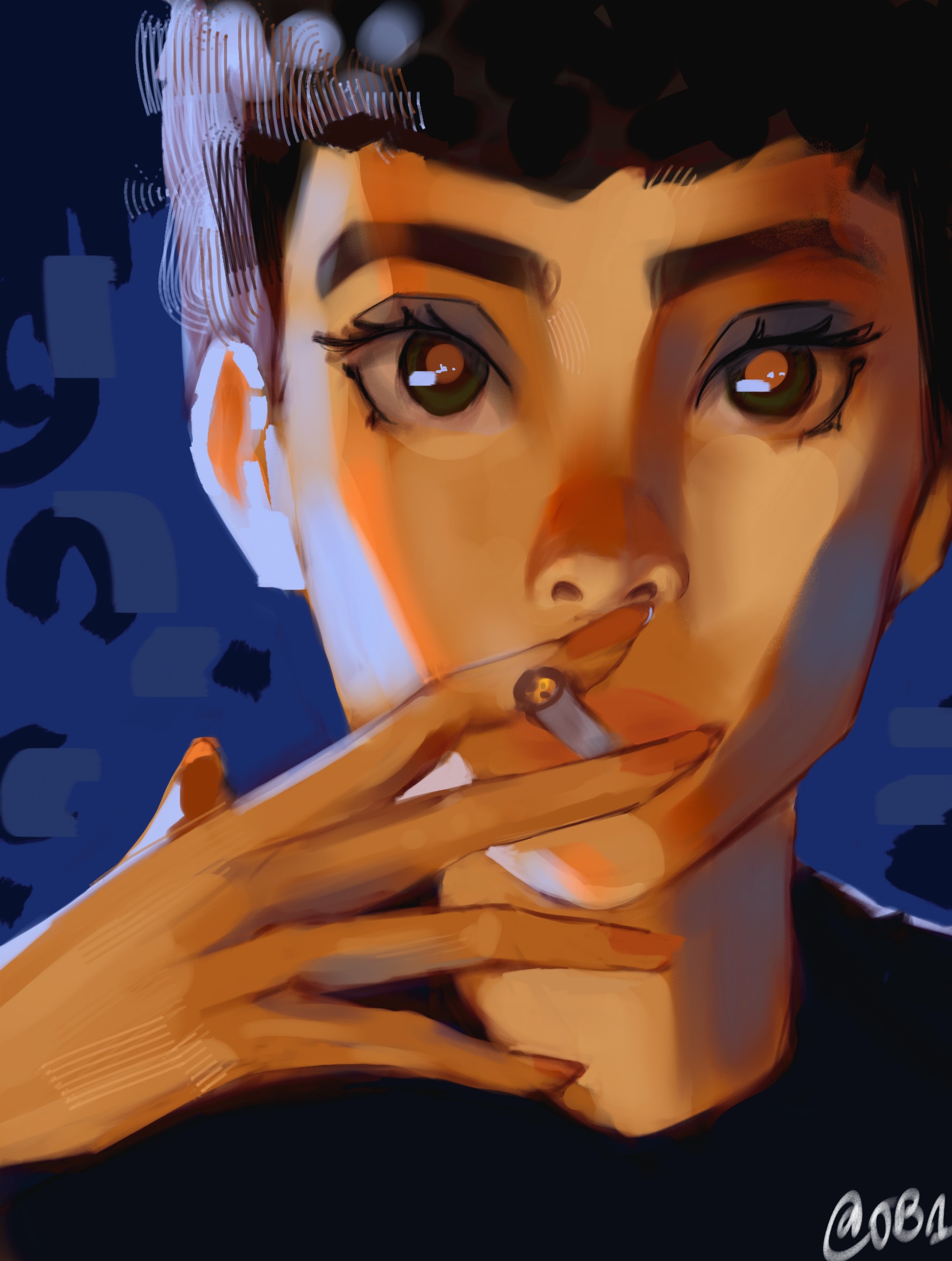 Etude portrait de  SamdoesArt 3H par ob1