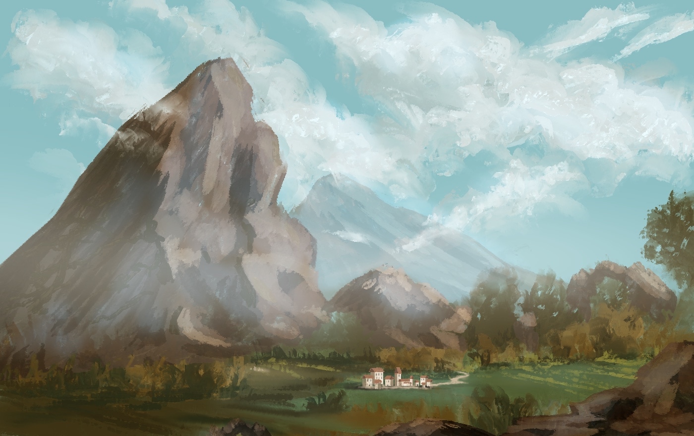 sp petit village par skal