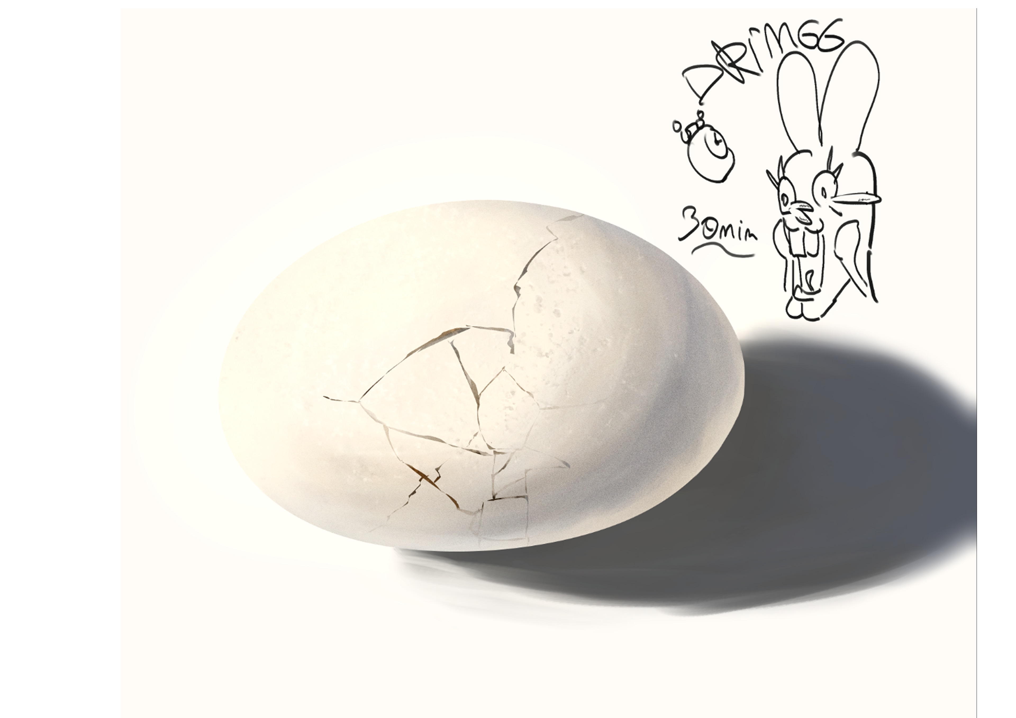cup of tea and eggs par Yubel