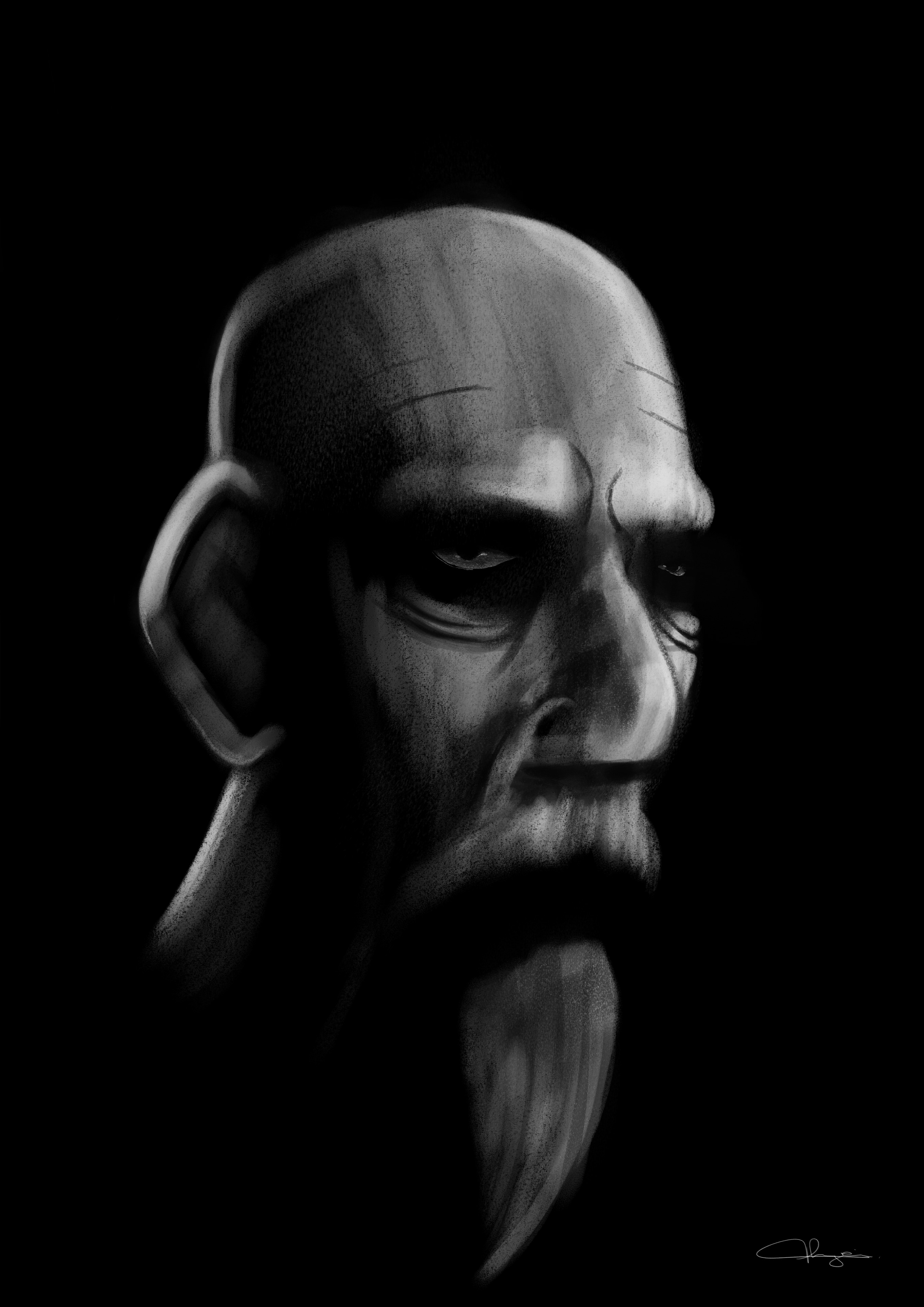 Charcoal test par franco_dino