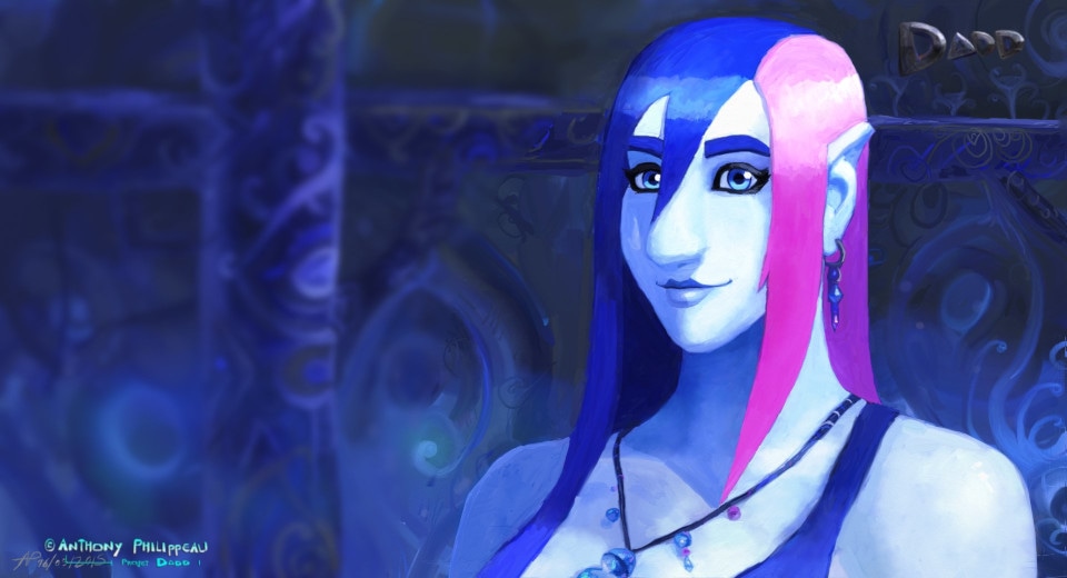 Projet de jeu video personnel DADD - Mon OC Ily 2026 par anthonyphilippeau