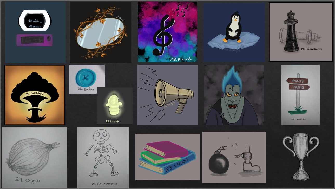 Inktober 2025 - Mon 1er par lisaCachou