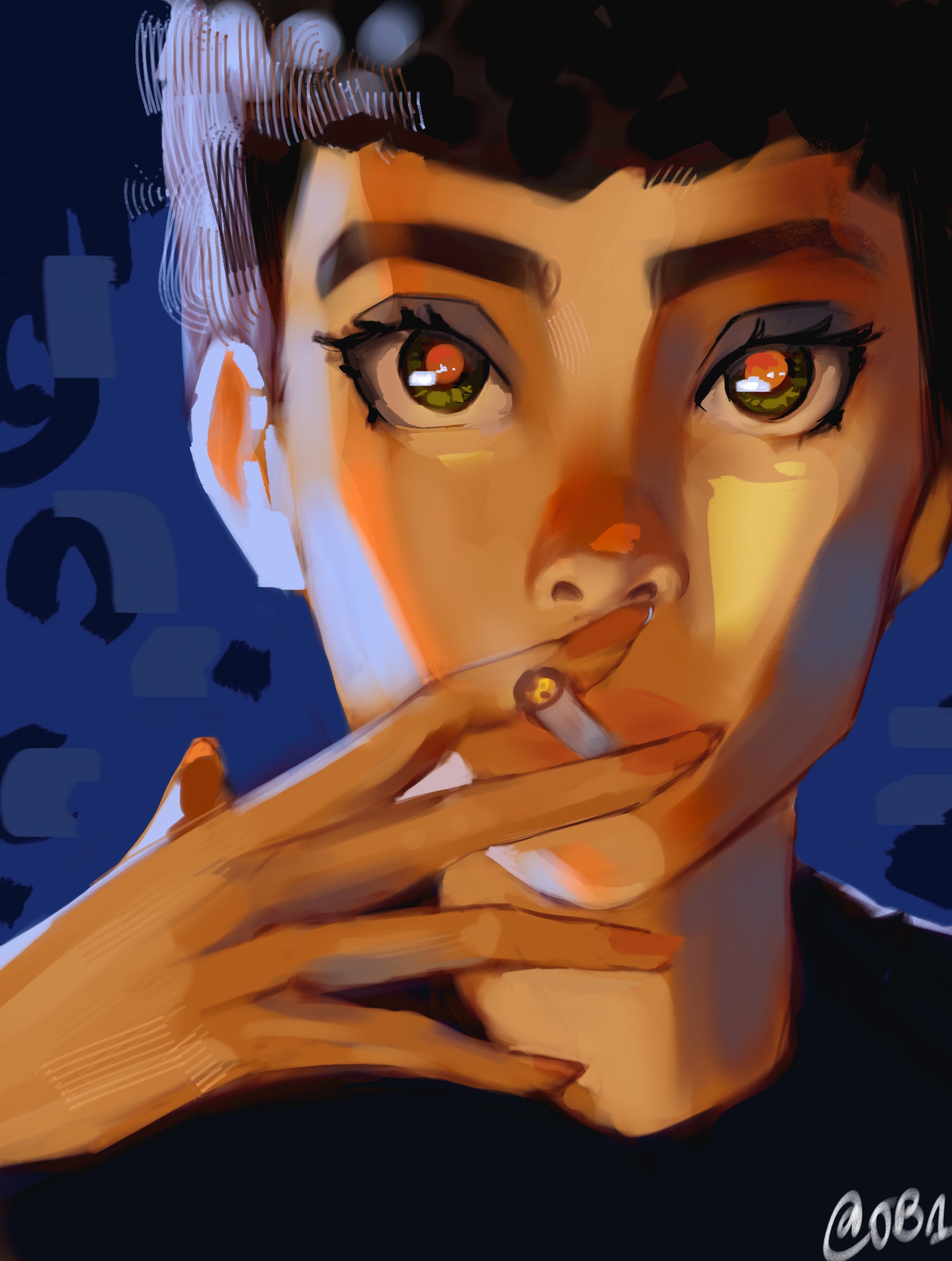 Etude portrait de  SamdoesArt 3H par ob1