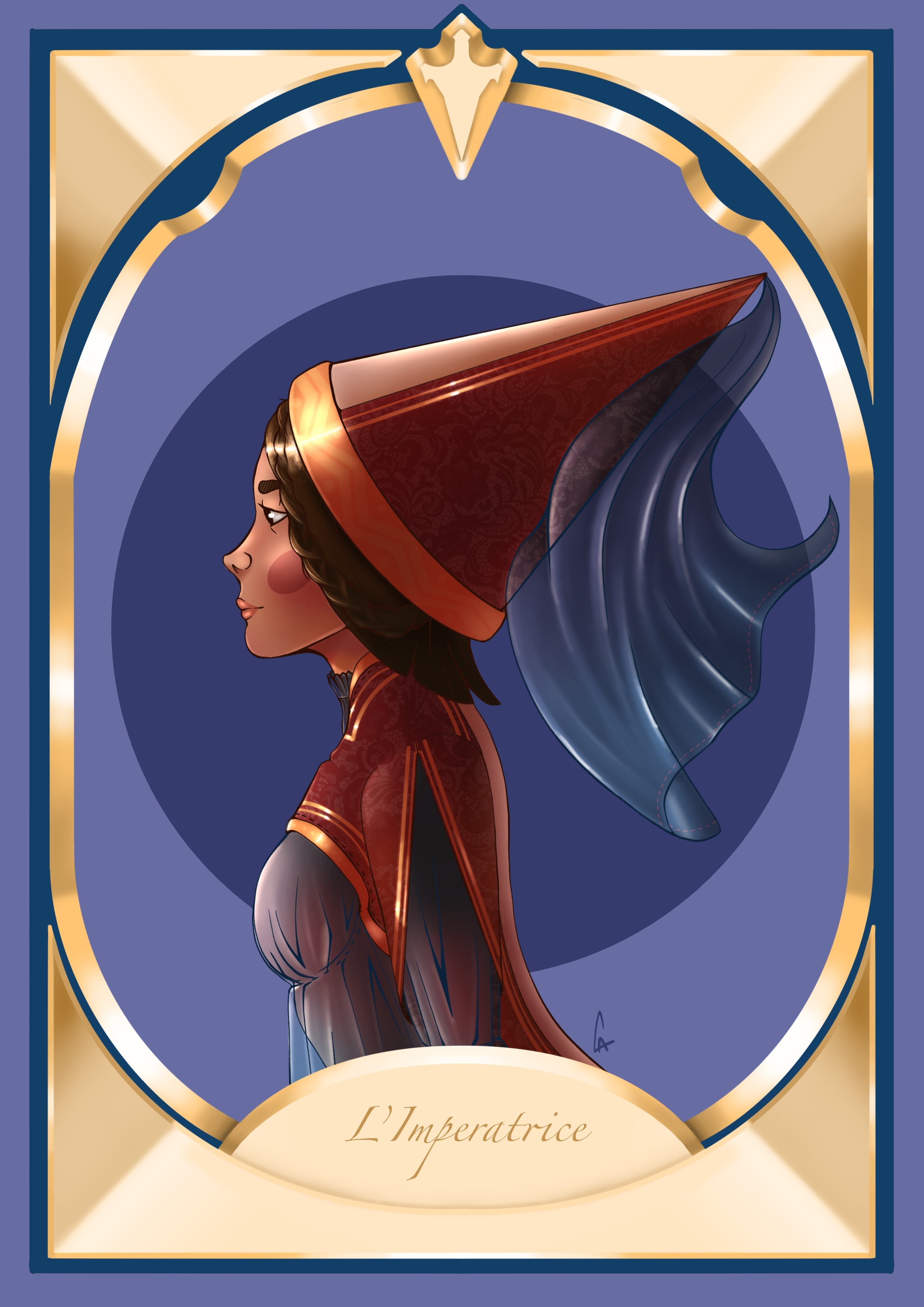🃏 L'Impératrice — Character Card (Ep. 2) par Angelito.lrt