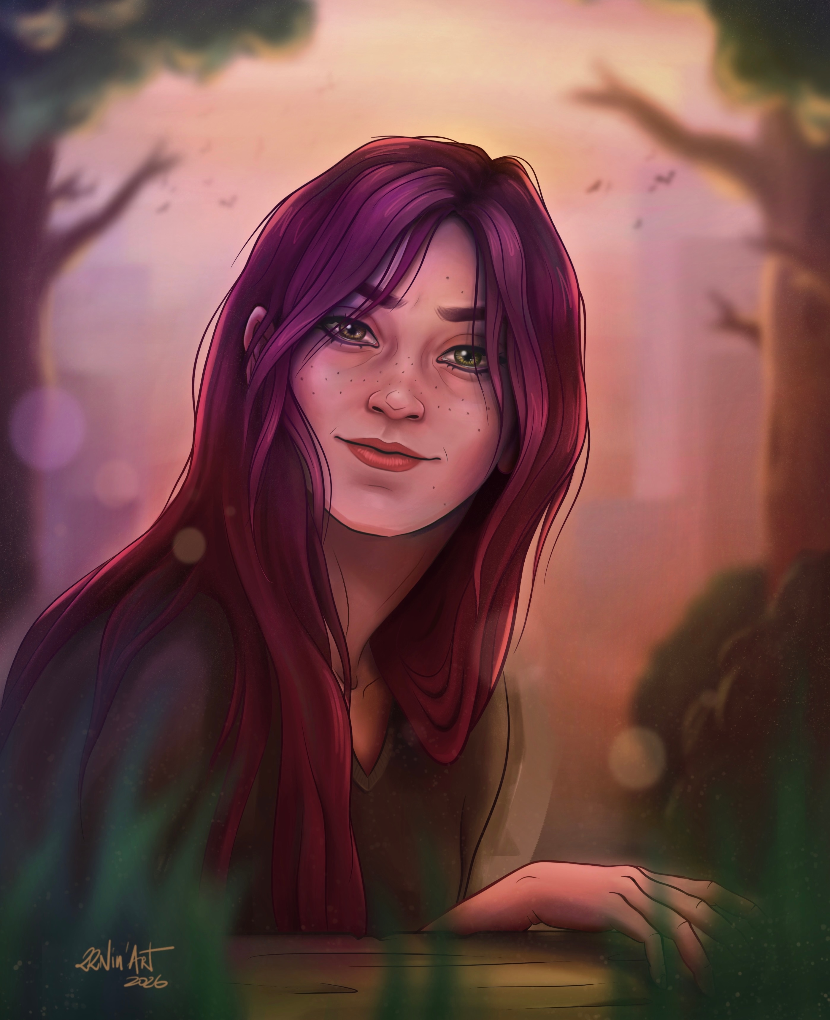 La fille du parc par 22nin-art