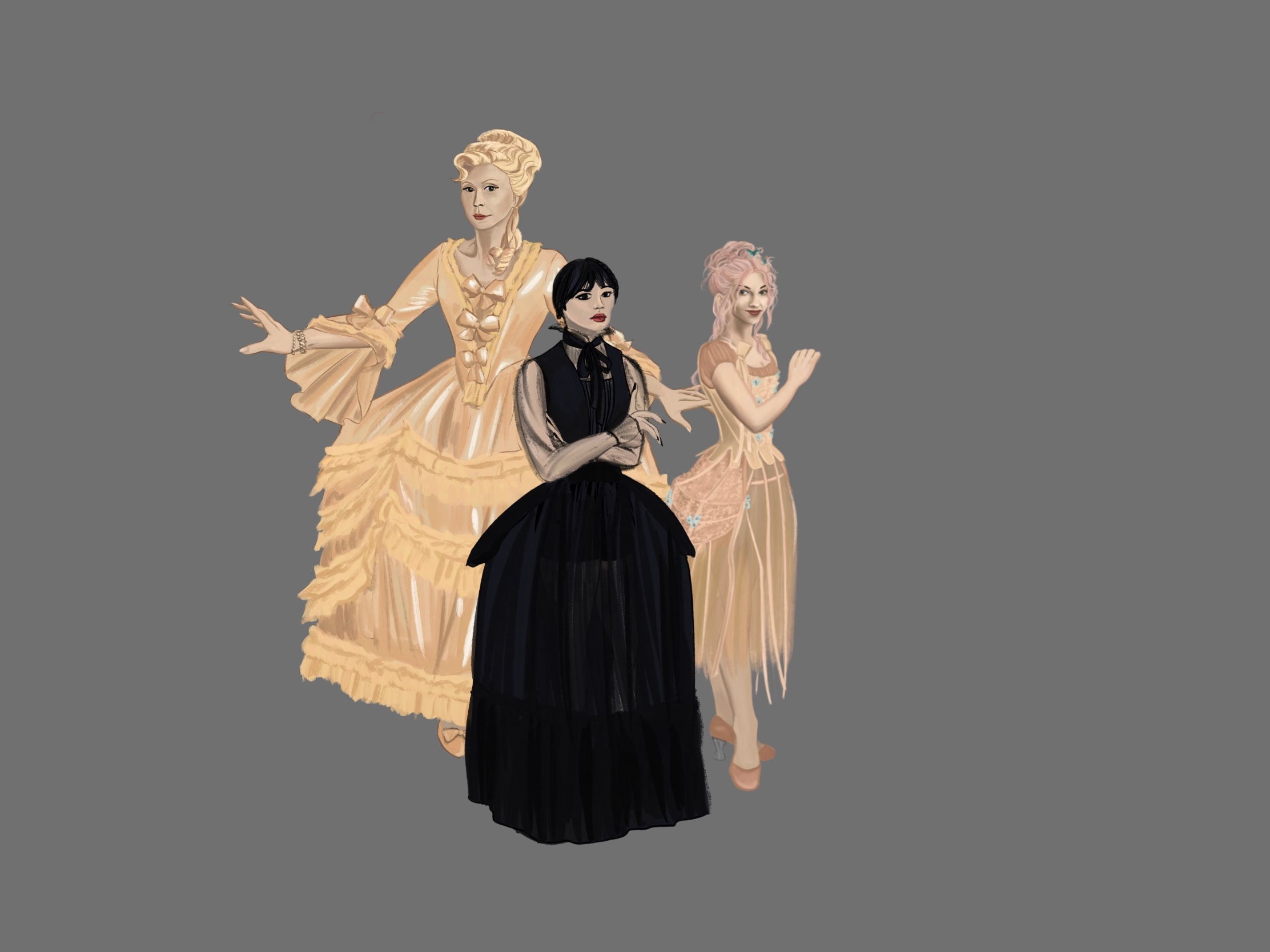 Mercredi fan art par Alura