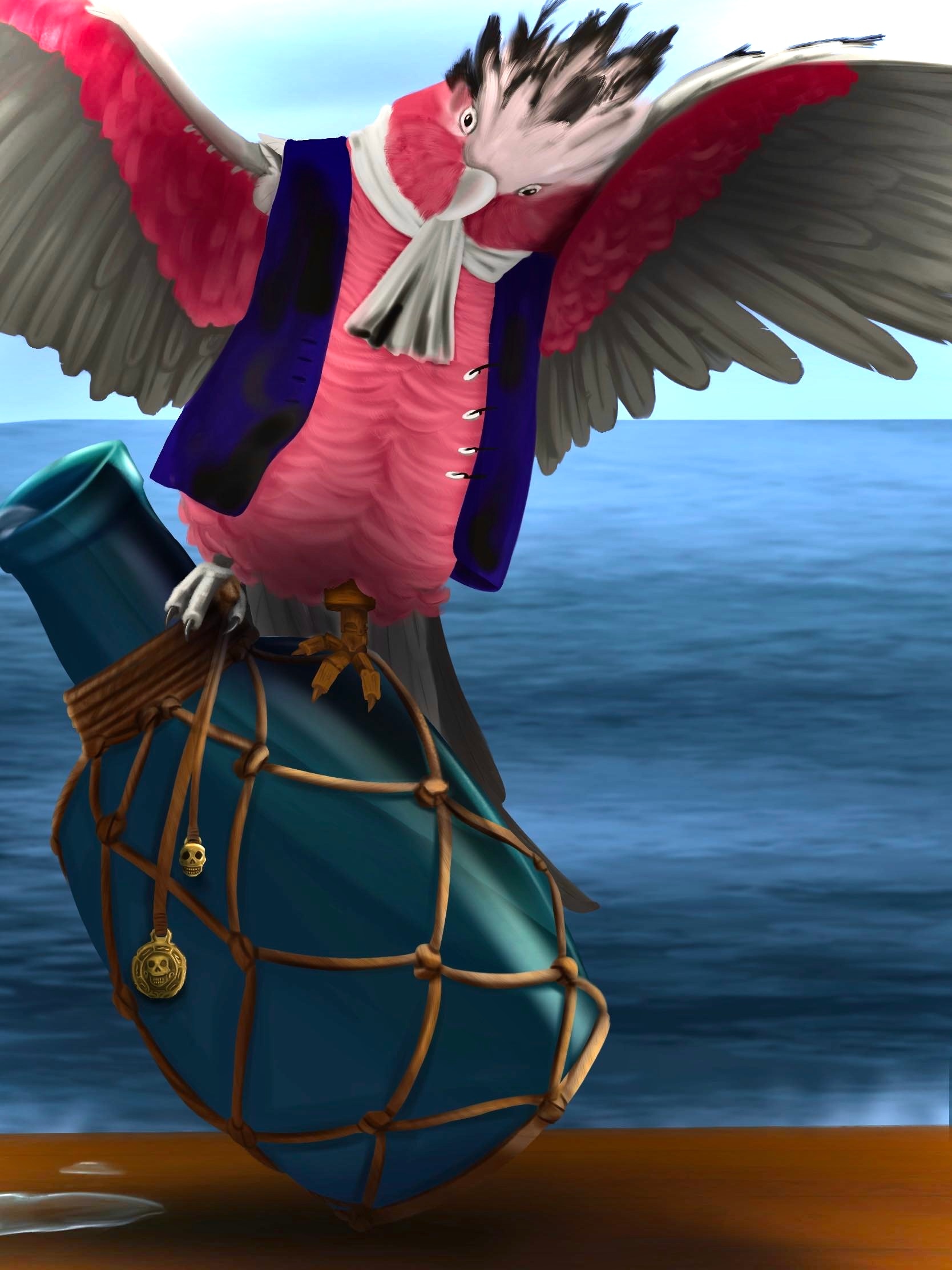 Napoleon le perroquet toqué par Alura