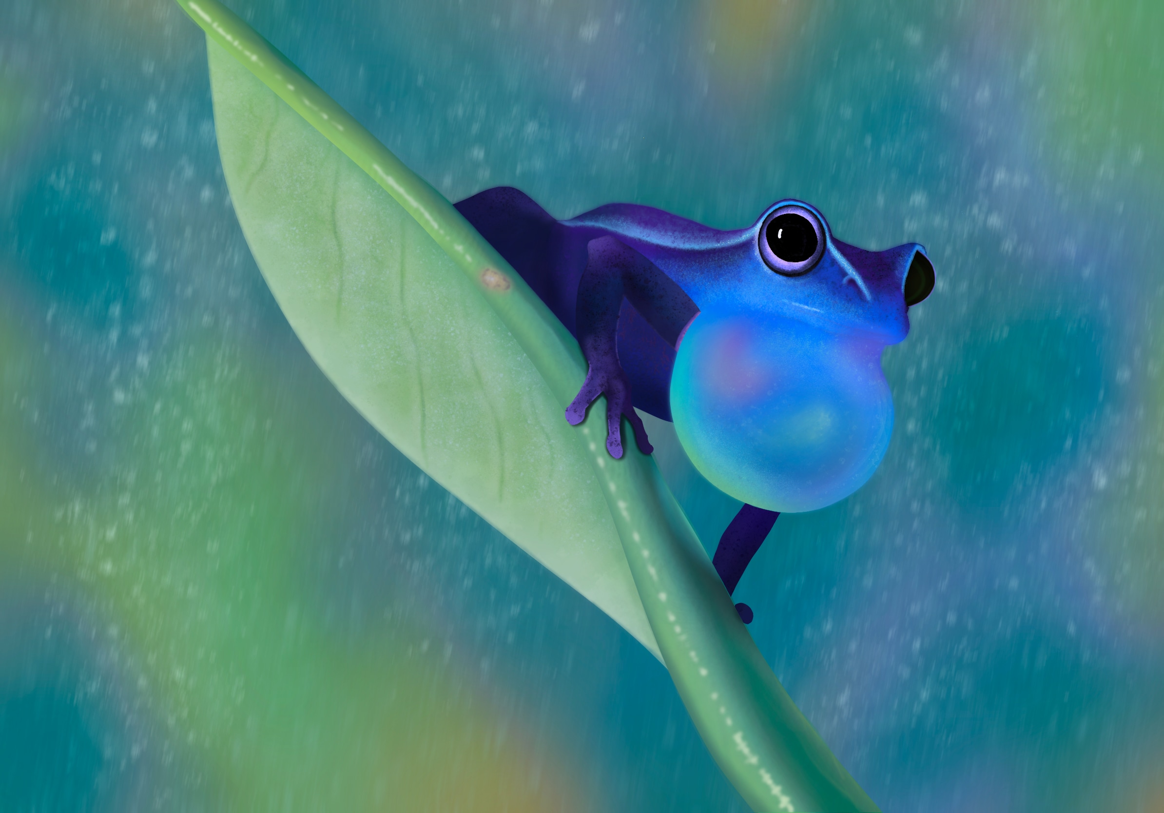 Rainy Froggy par Crazy Witch