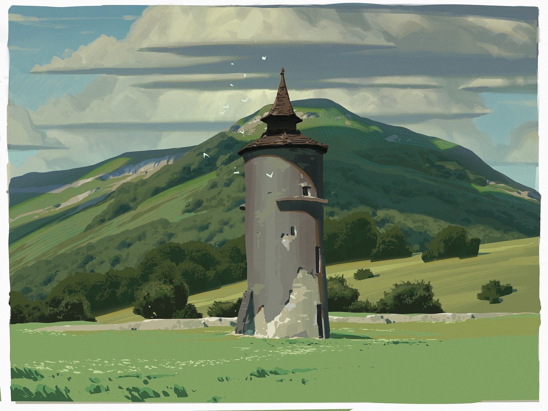 Fred Grady Study par Grangou