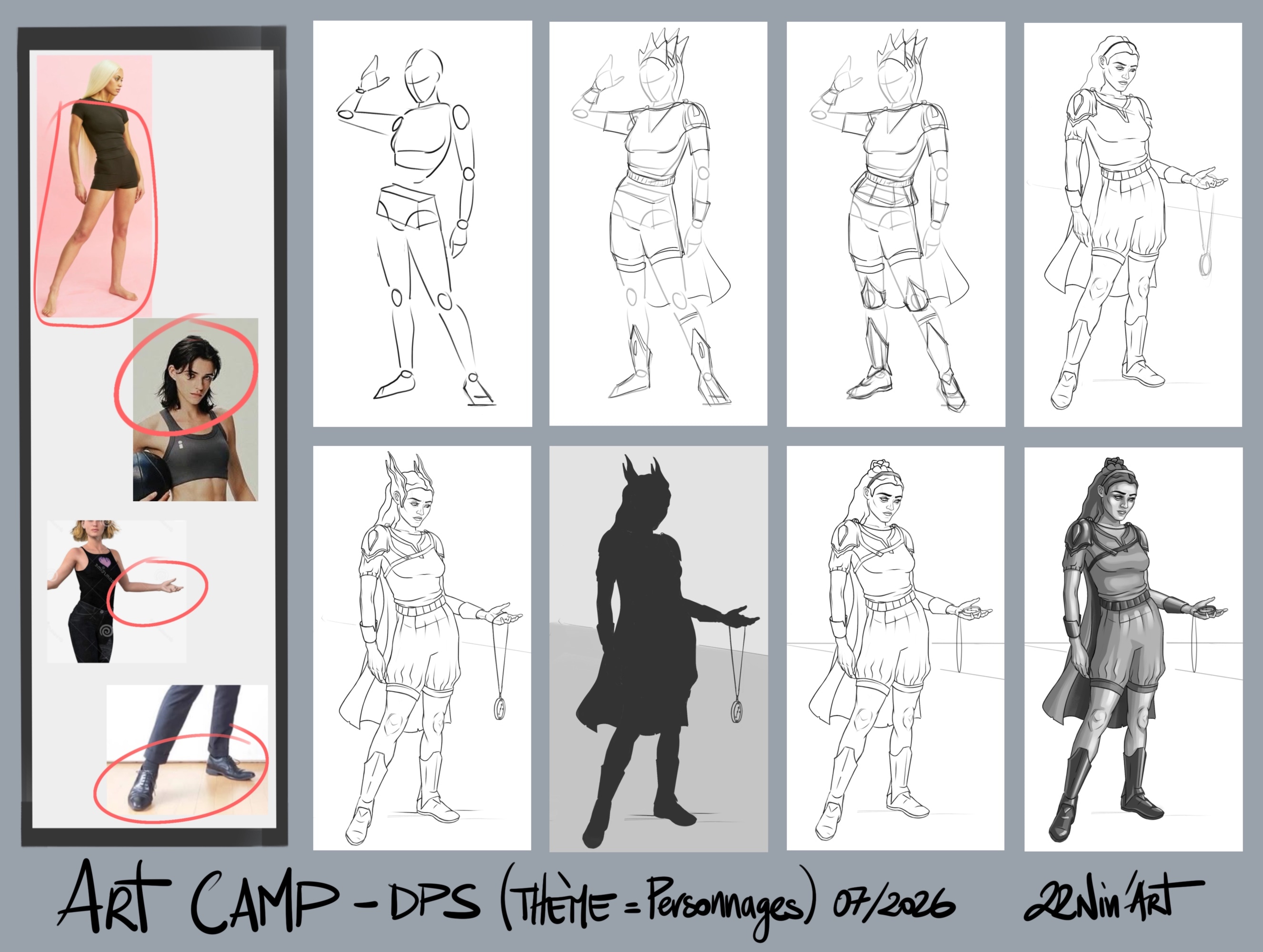 Création d’un Personnage (Art Summer Camp - DPS) par 22nin-art