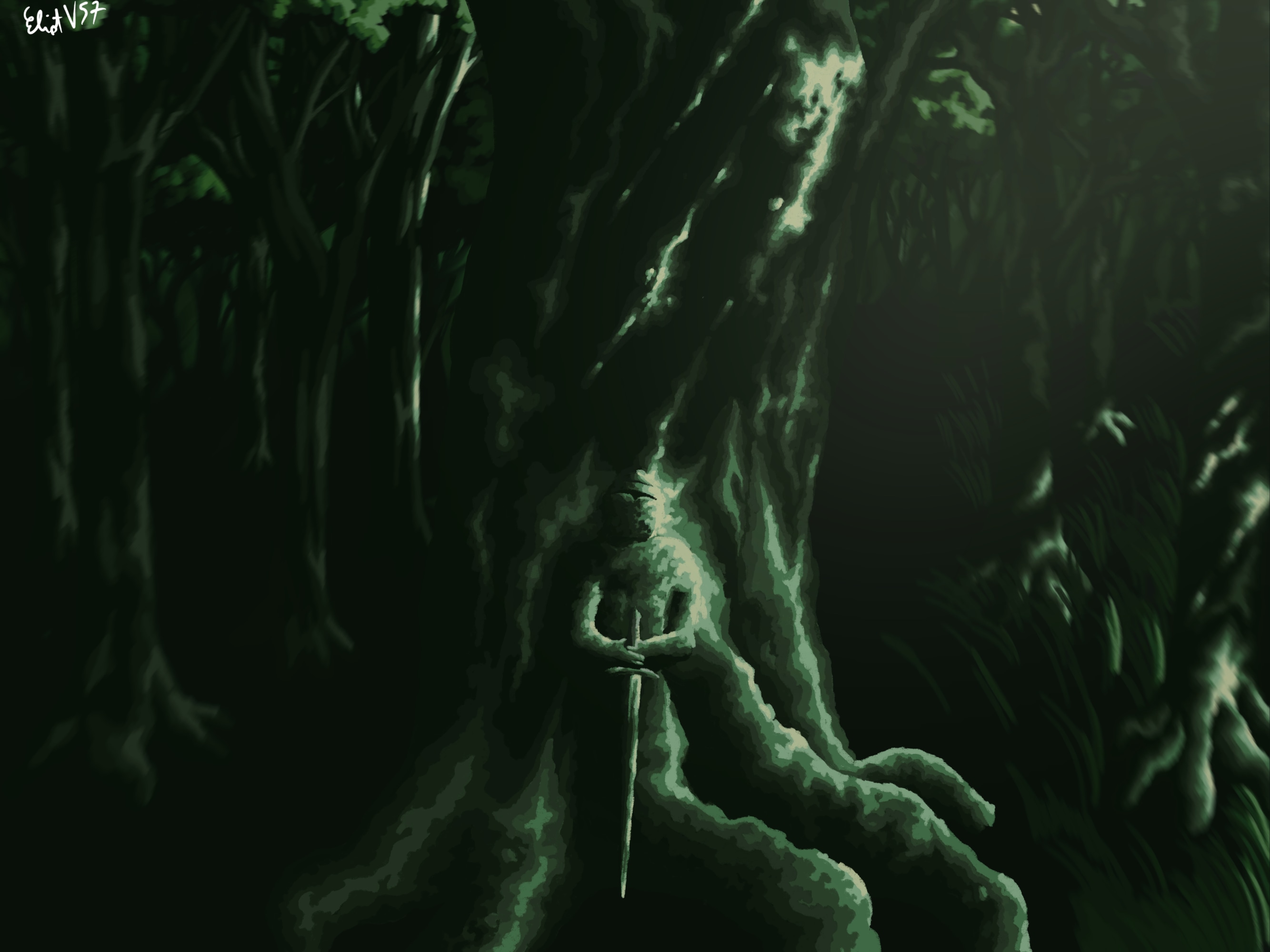 Le chevalier dans l’arbre ⚜️ par EliotV57