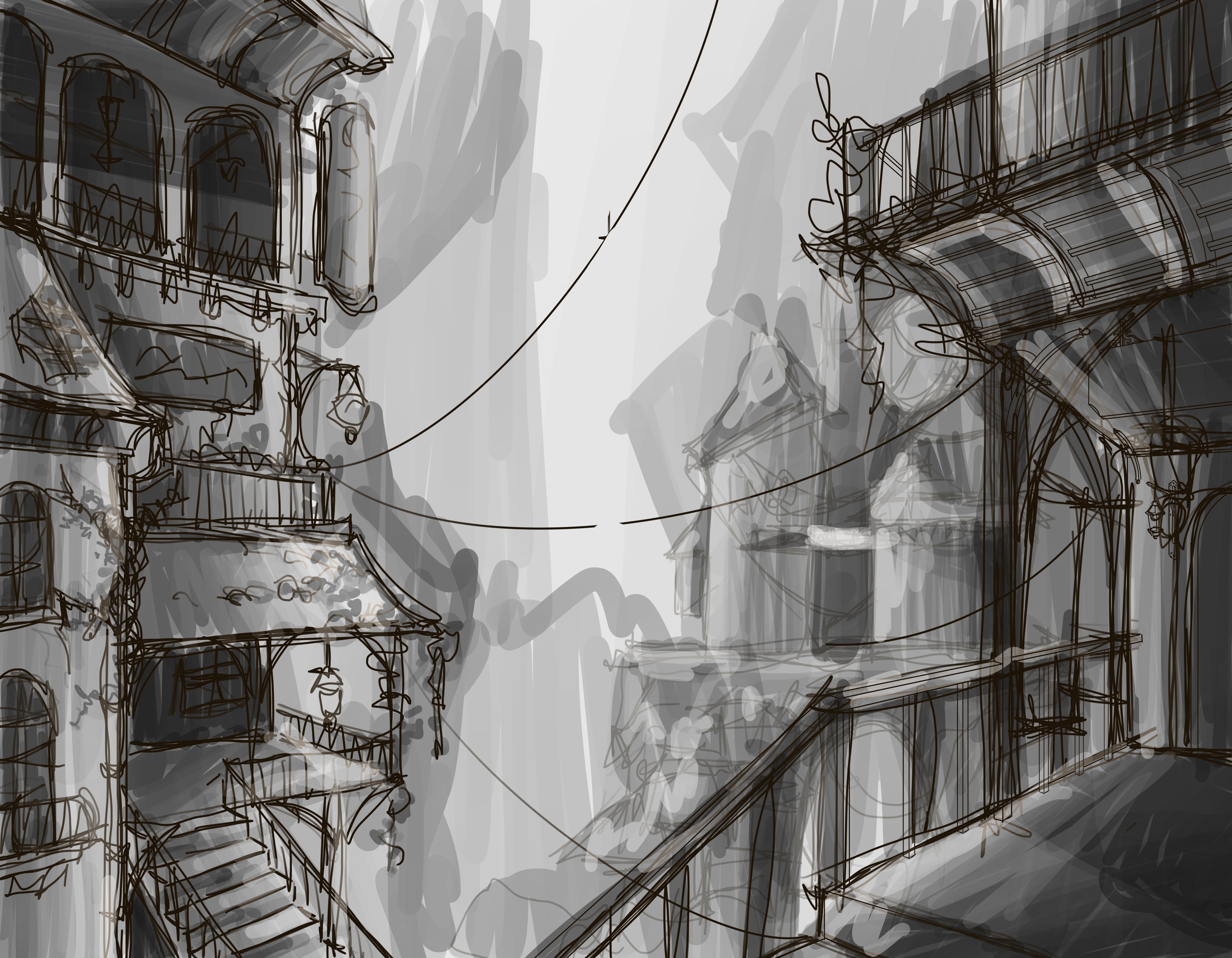 Wip environnement Ch0 par artkzy