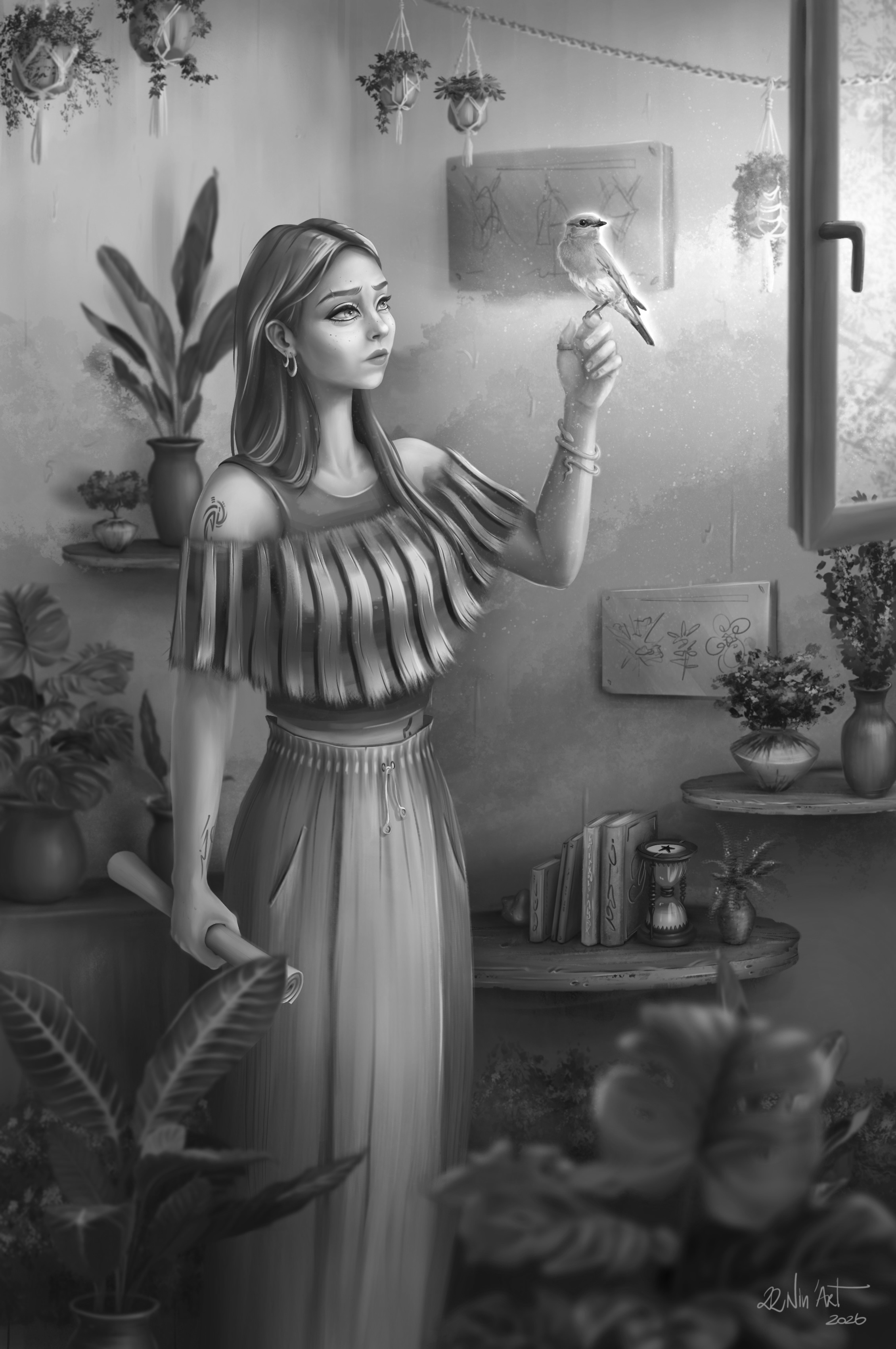 « La fenêtre » par 22nin-art