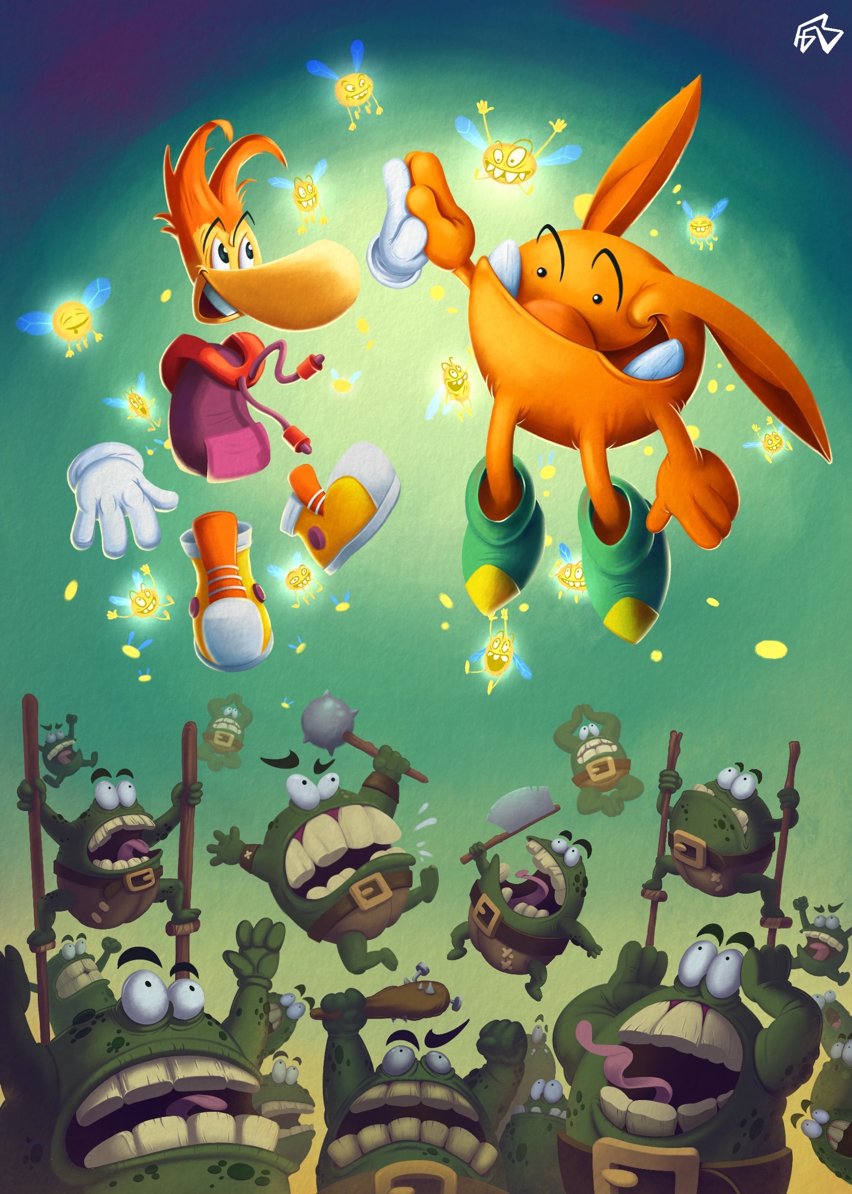 Fan art Rayman Legend par faby