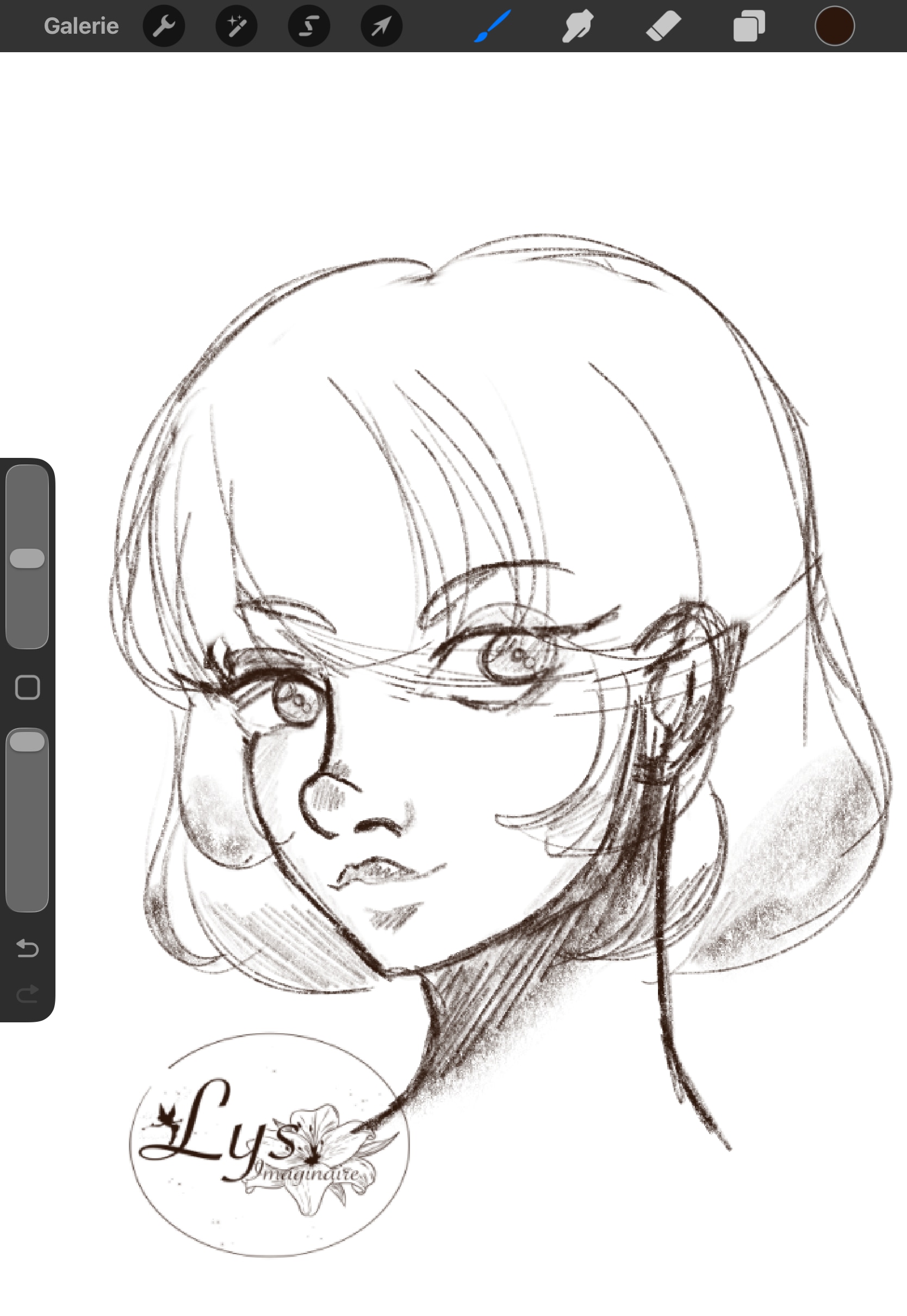 Sketch Original Character par Lys Imaginaire