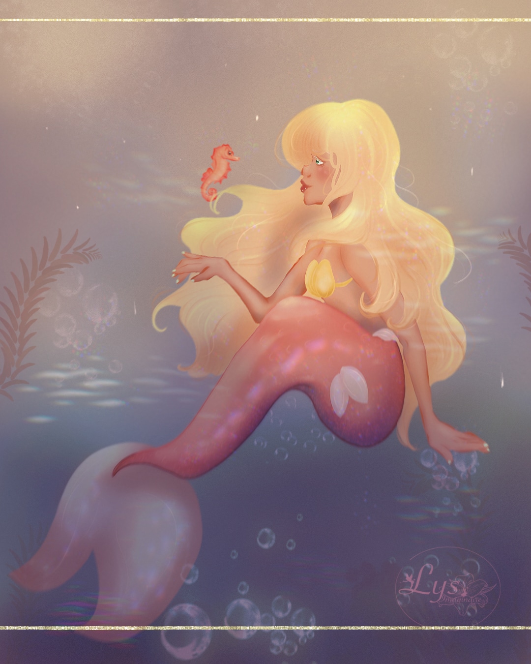 Illustration Sirène par Lys Imaginaire