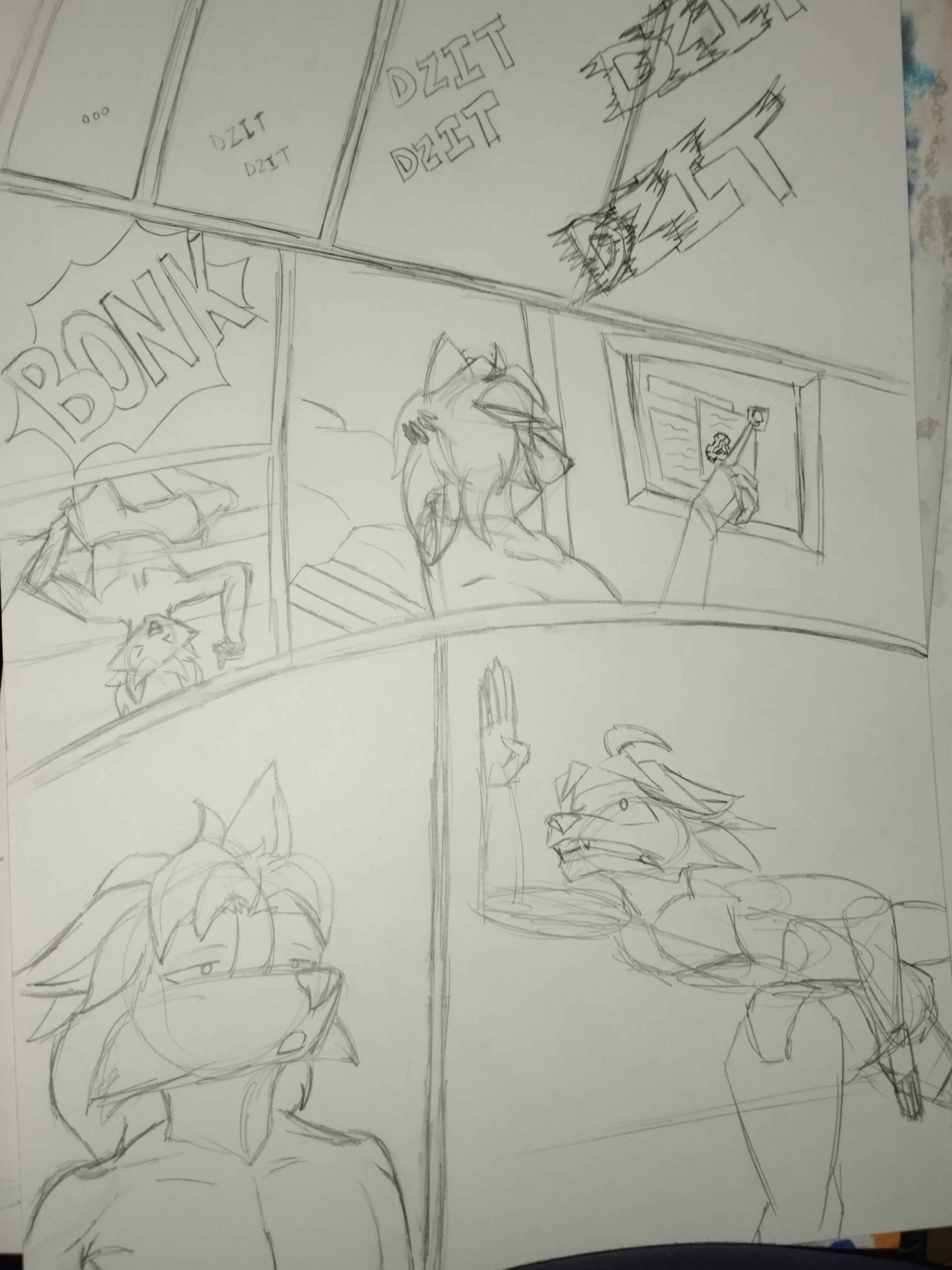 REMAKE TAoX Page 1 (+croquis et processus) par xefino_35