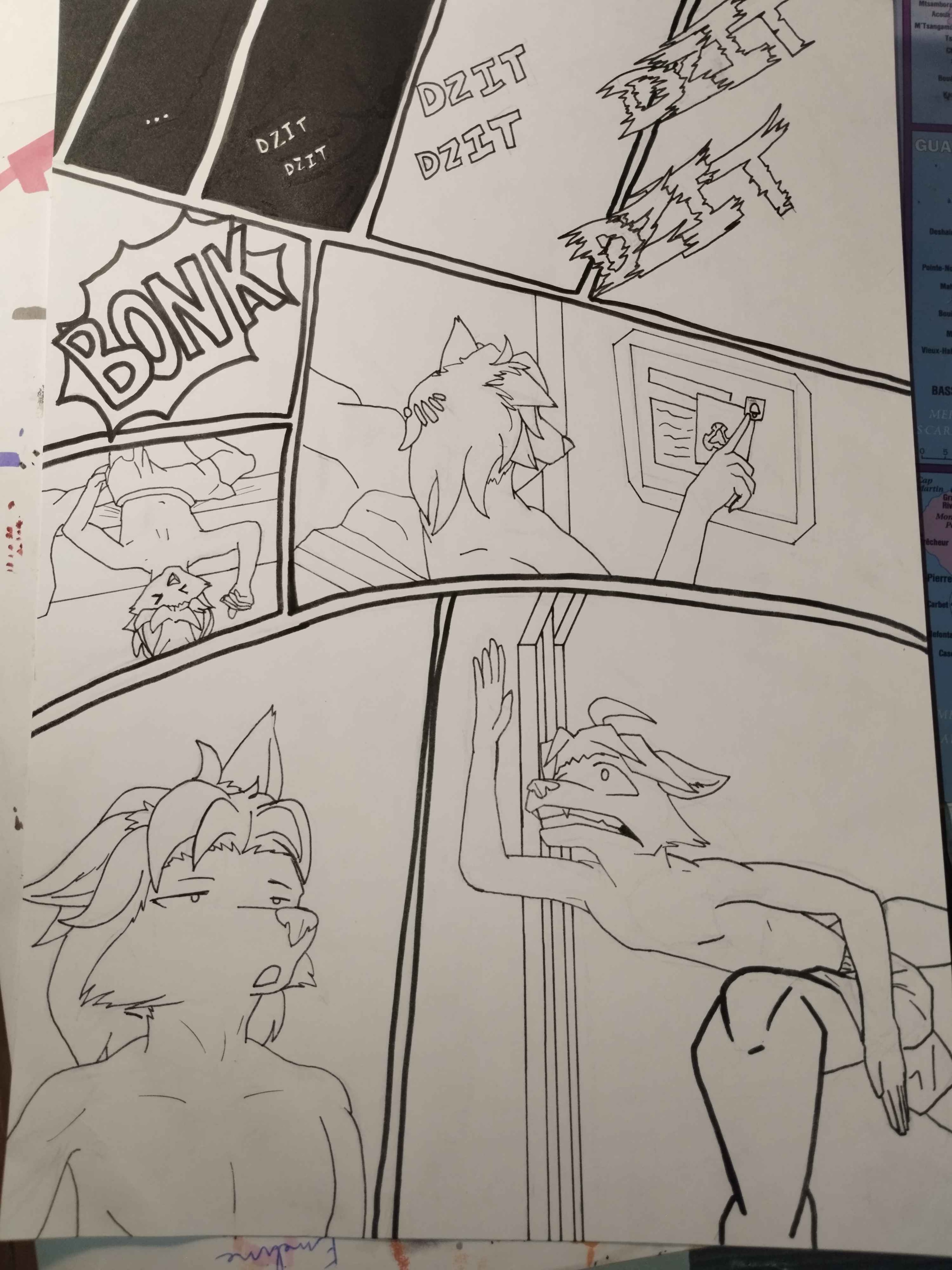 REMAKE TAoX Page 1 (+croquis et processus) par xefino_35